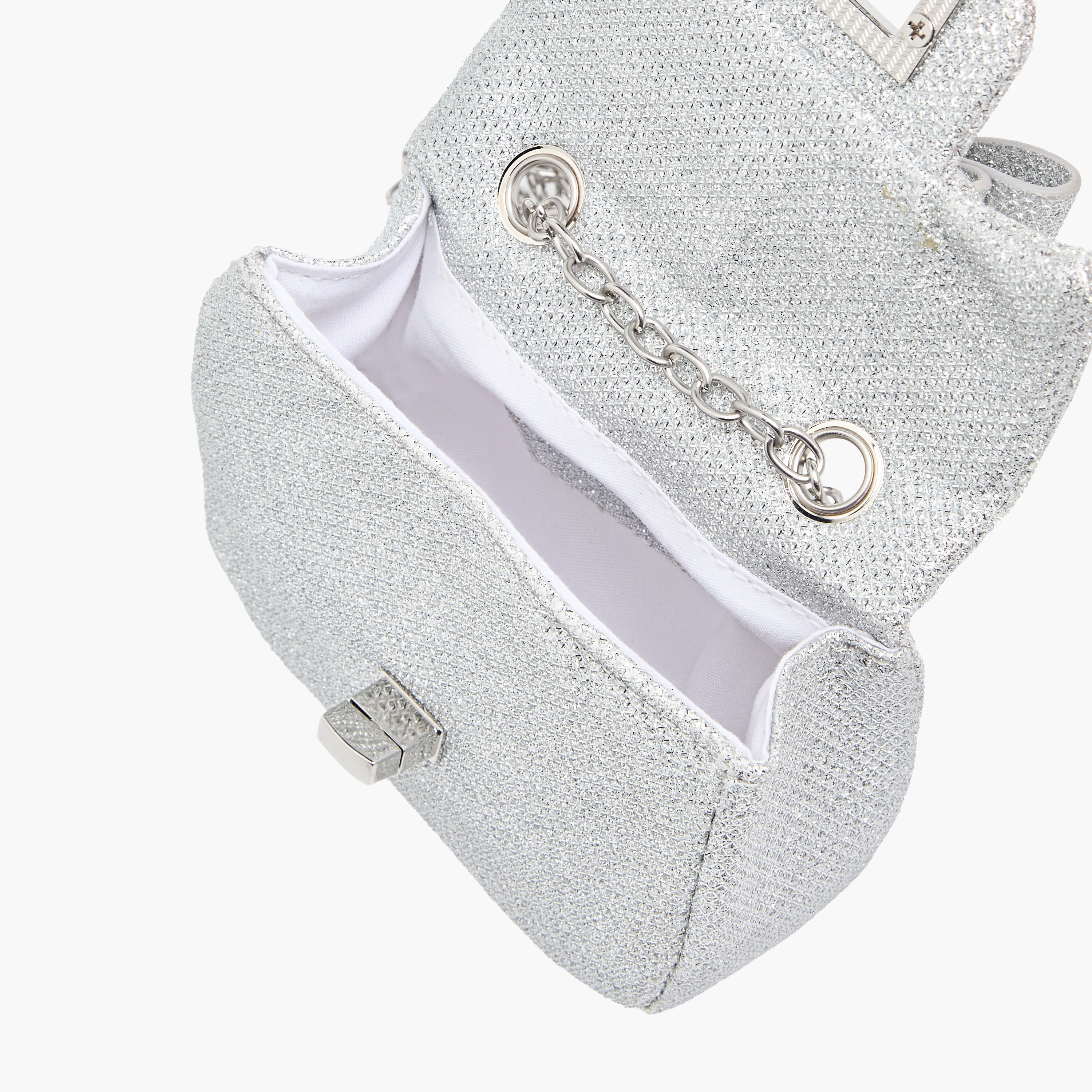 Little Missy Bow Accent Crossbody Bag with Chain Strap and Twist Lock Closure-girls-accessories-bags-image-7