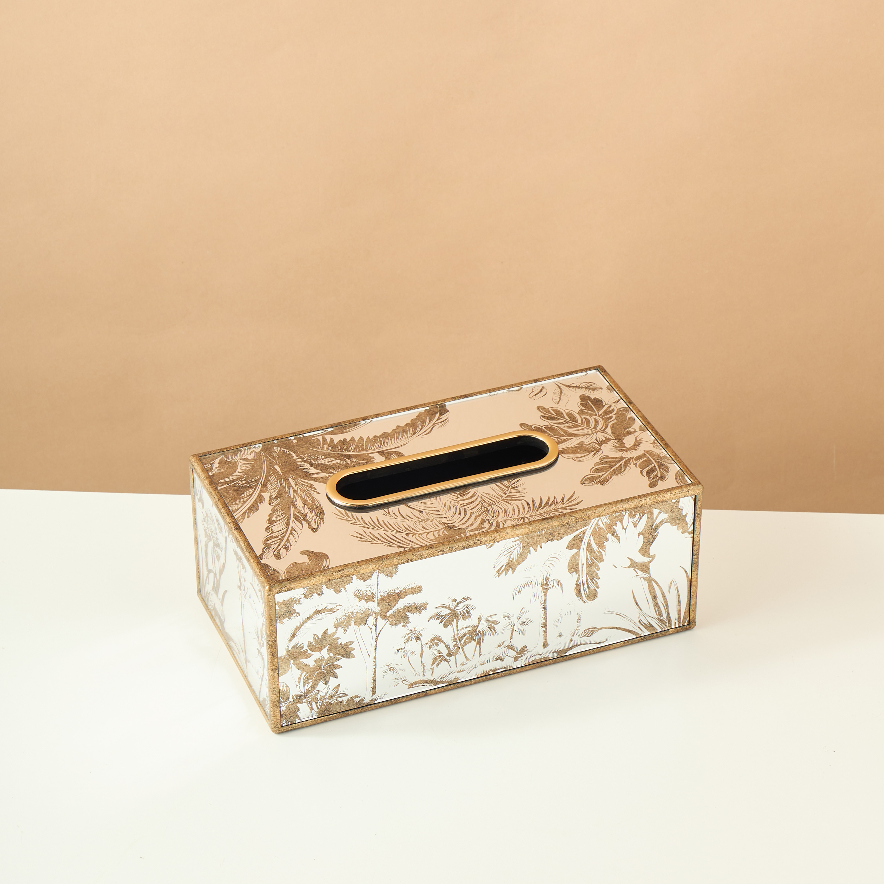 Palm Print Decorative Tissue Box-household-decor-decorativeobjectsandsculptures-image-3