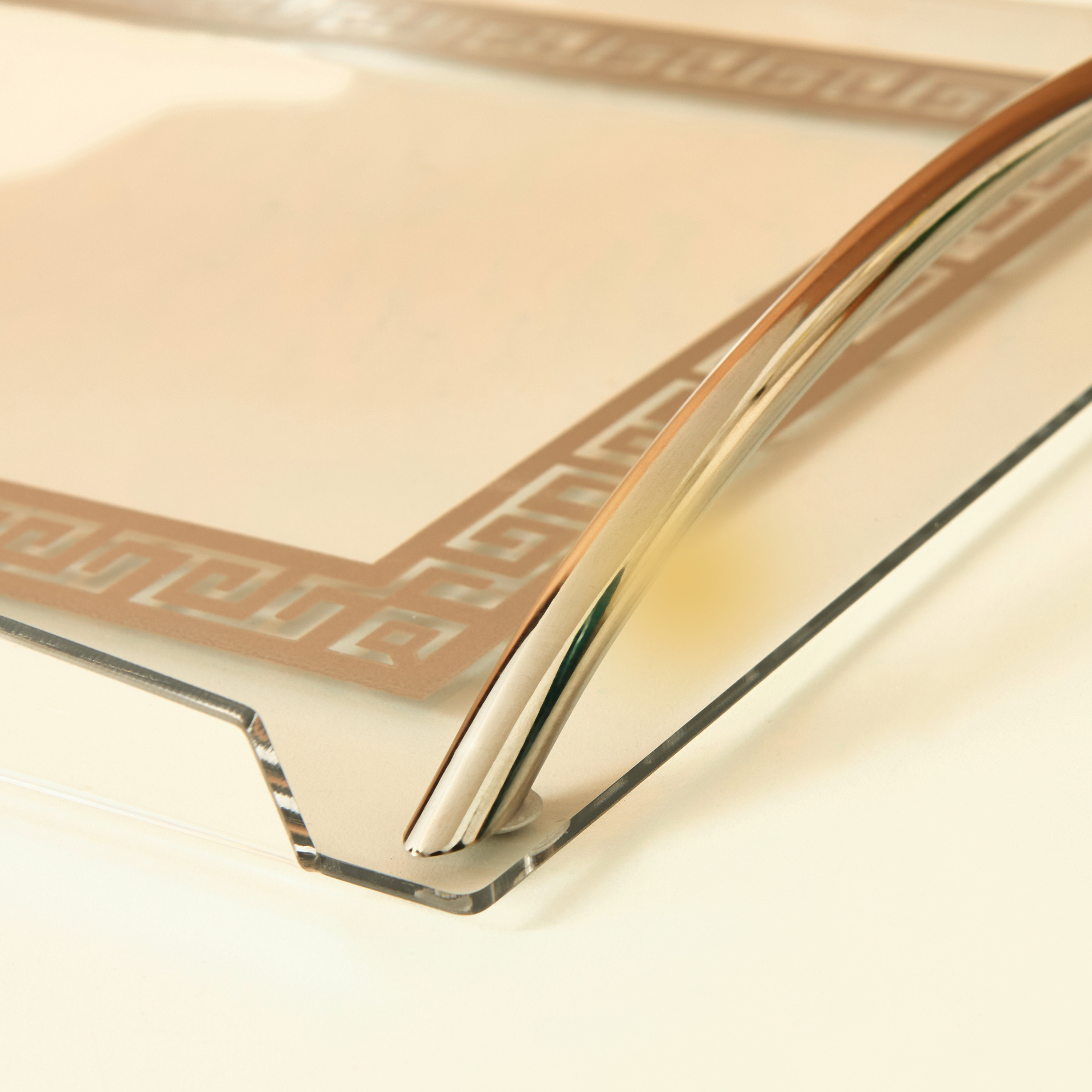 Gia Como Acrylic Tray With Metal Handle-household-decor-boxesandtrays-image-4