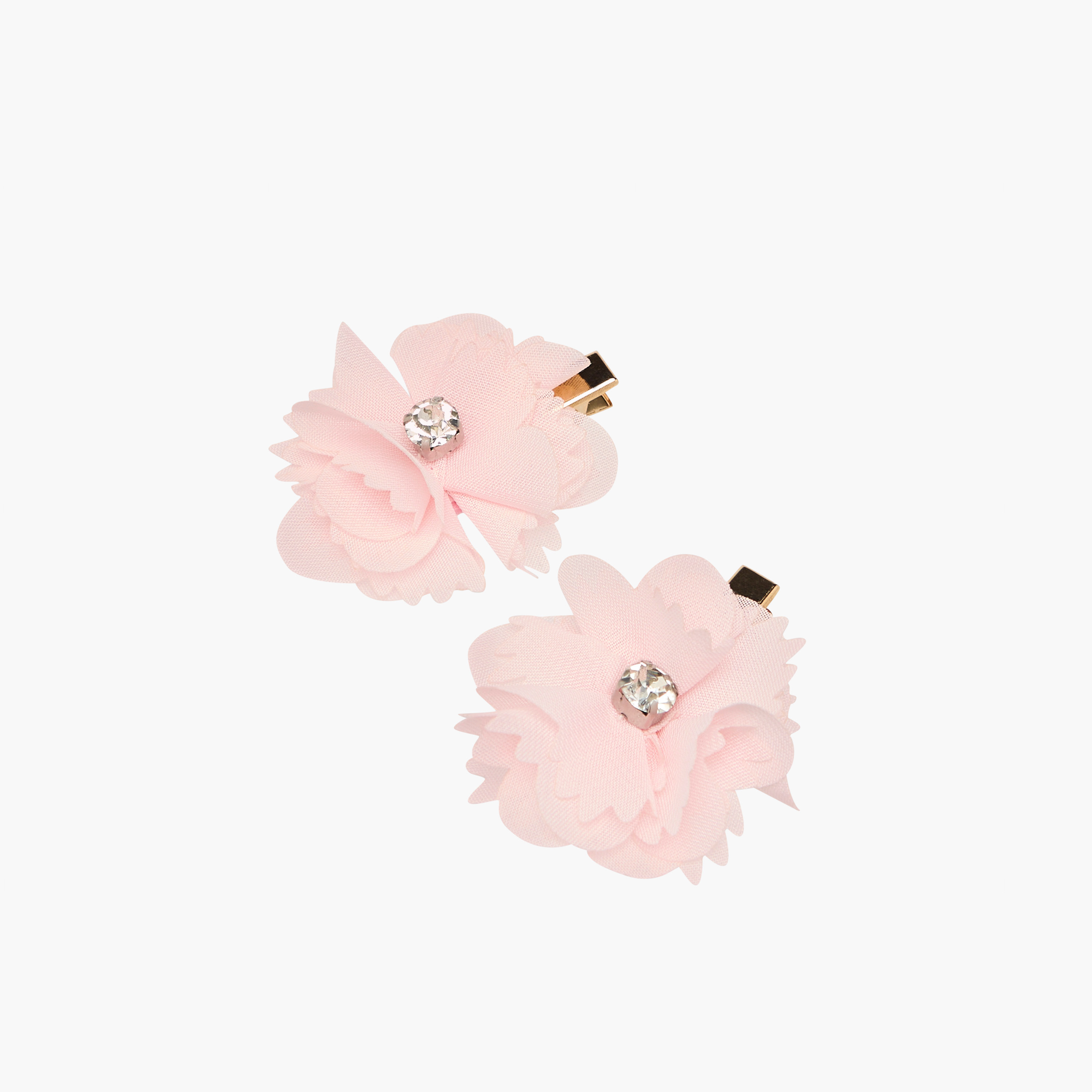 شنطة كروس بودي بزينة أزهار مع دبابيس شعر من ليتل ميسي-girls-accessories-bags-image-5