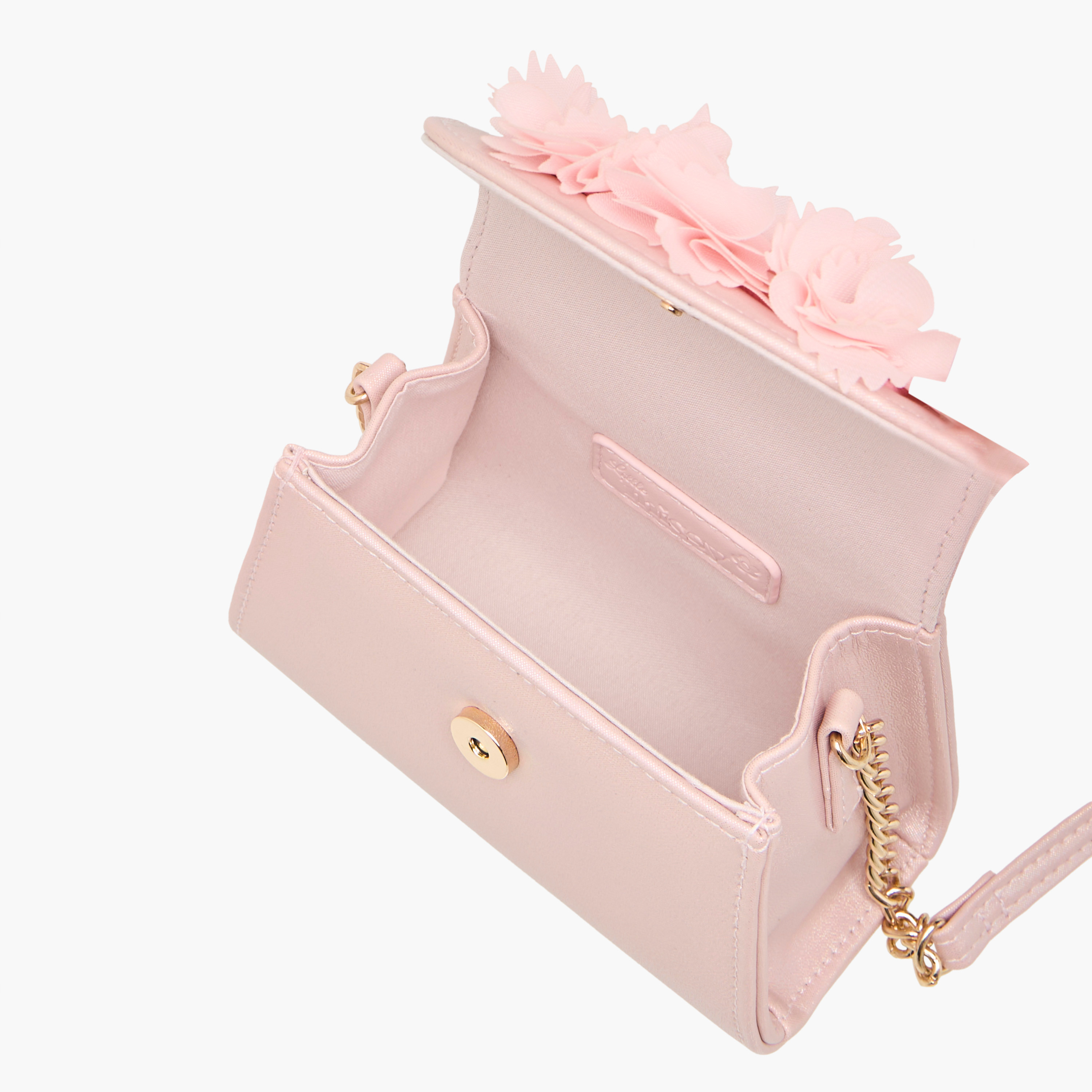 شنطة كروس بودي بزينة أزهار مع دبابيس شعر من ليتل ميسي-girls-accessories-bags-image-7