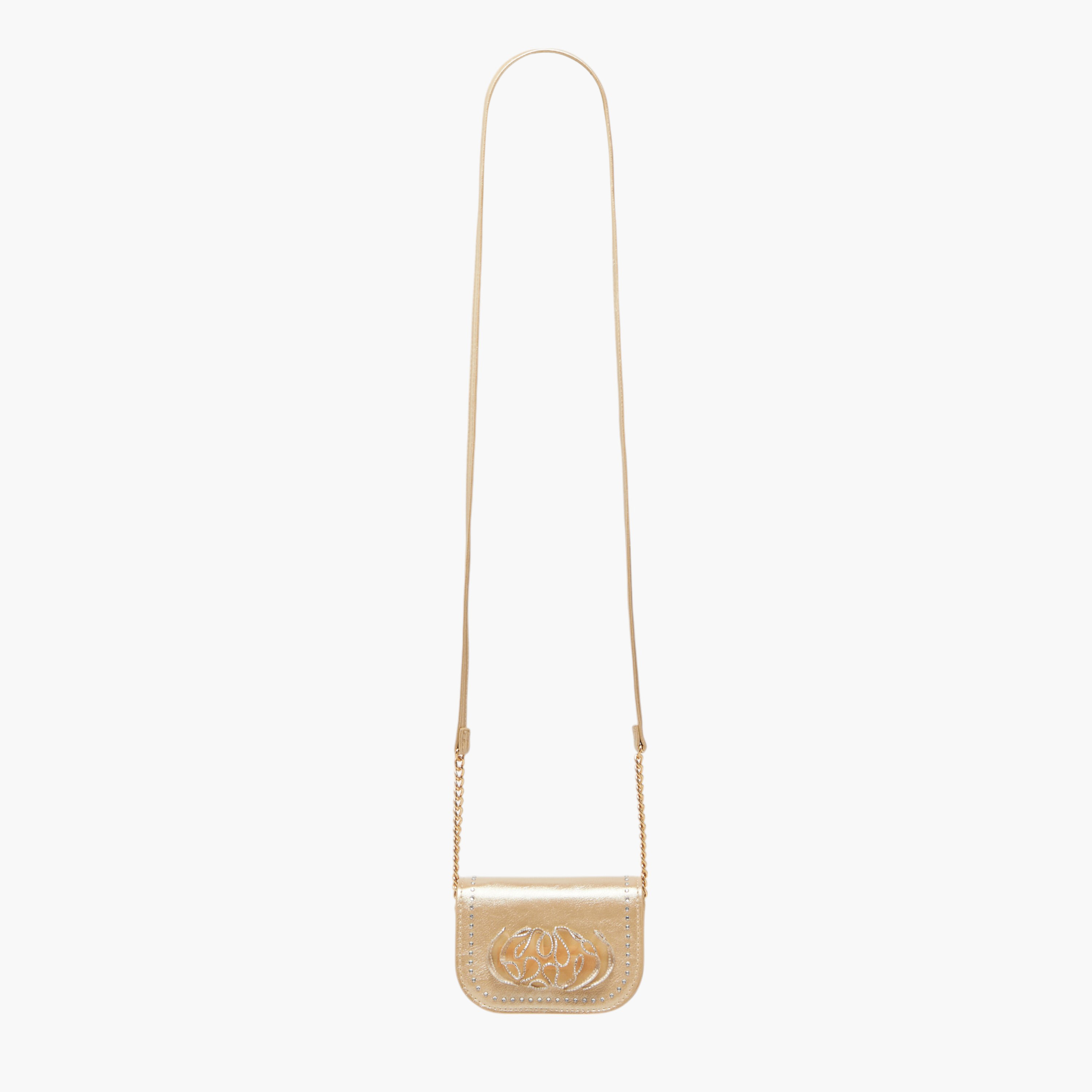 Celeste Embellished Crossbody Bag with Chain Strap and Button Closure-girls-accessories-bags-image-2