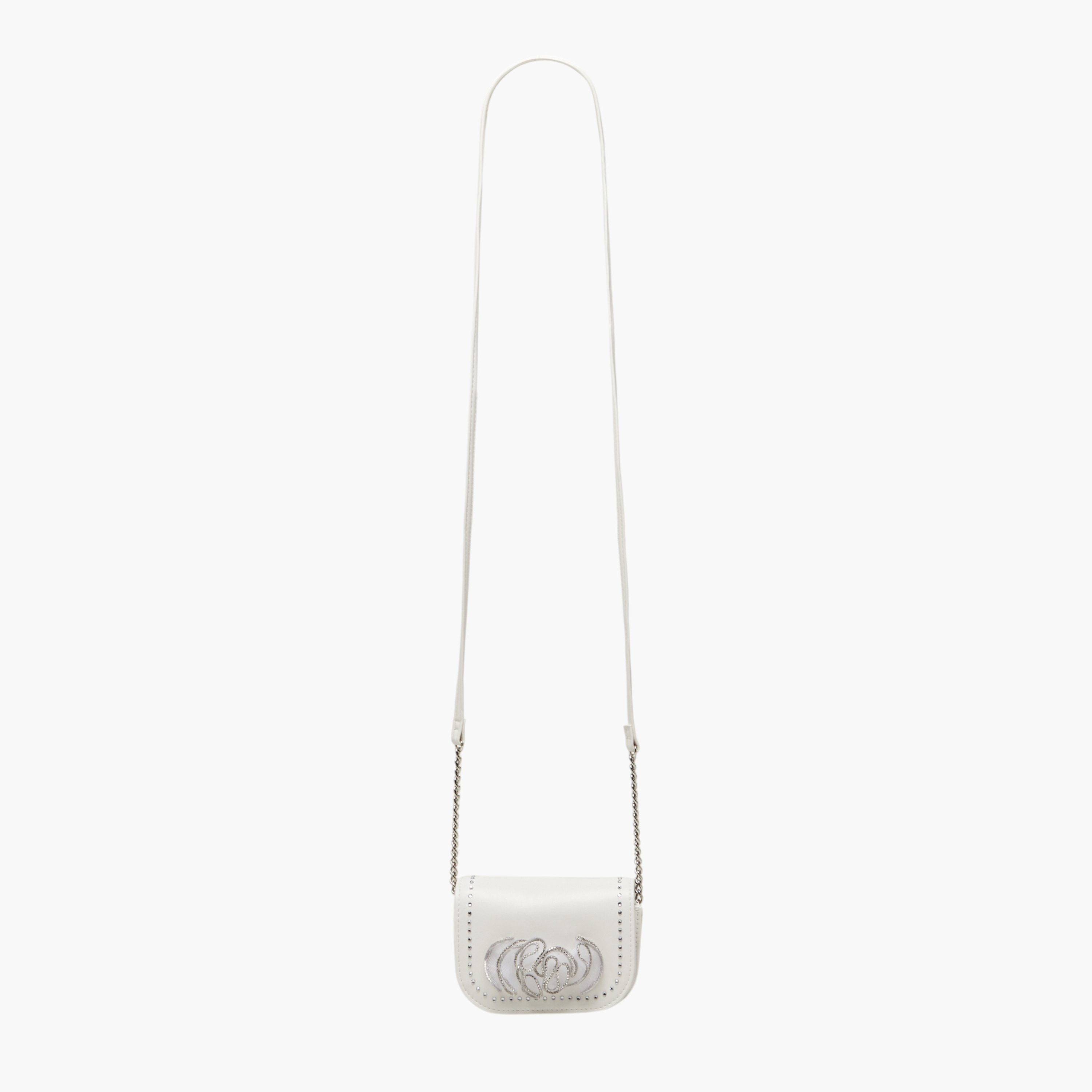 Celeste Embellished Crossbody Bag with Chain Strap and Button Closure-girls-accessories-bags-image-2