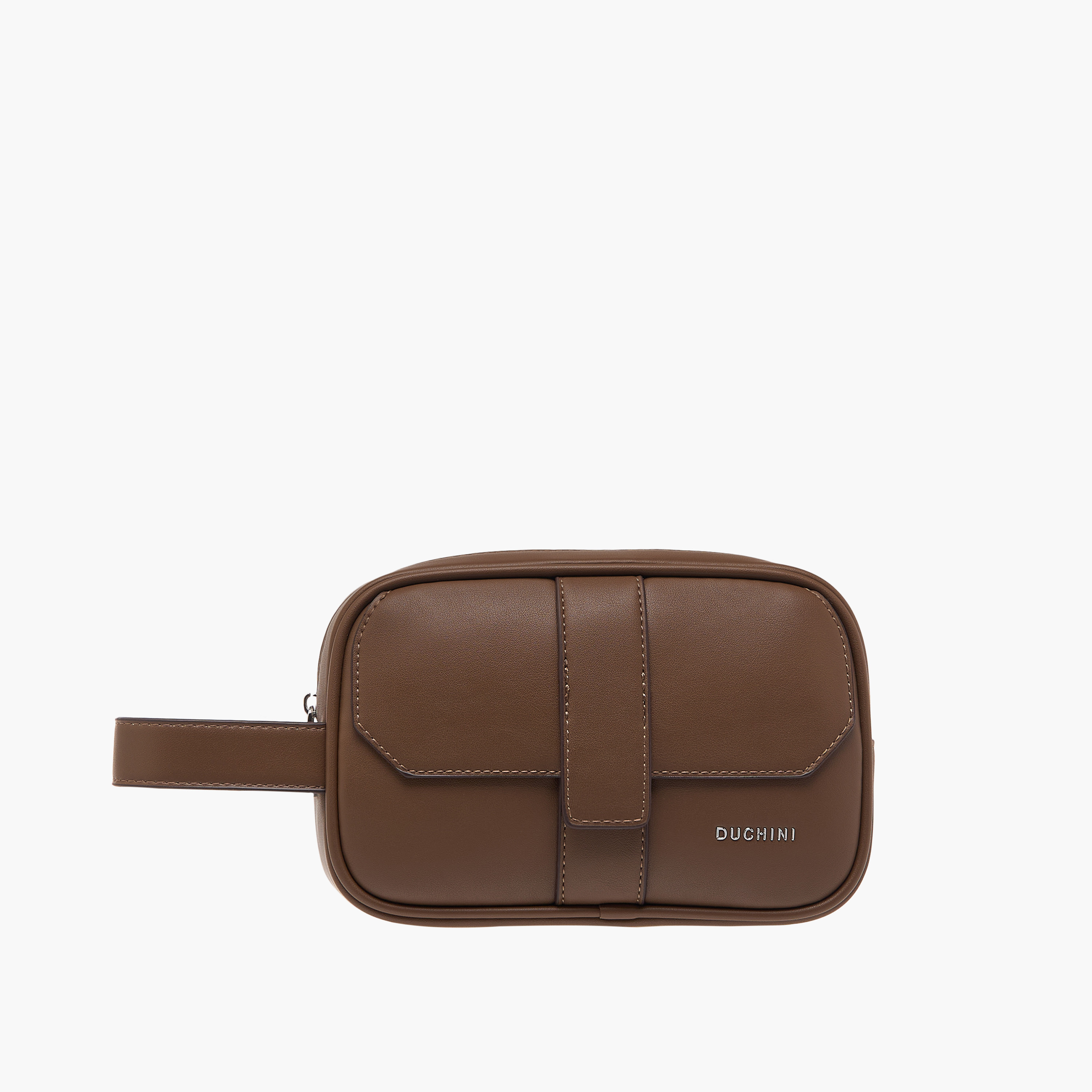 شنطة صغيرة سادة بحزام معصم وسحاب إغلاق من دوتشيني-travel-accessories-image-1
