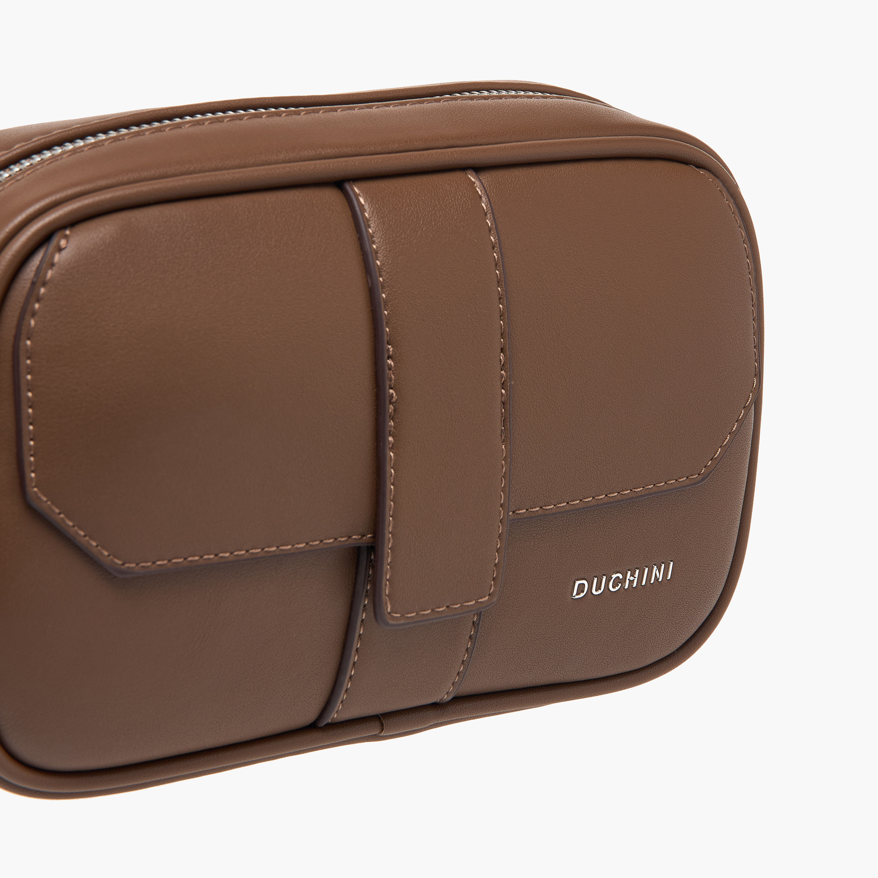 شنطة صغيرة سادة بحزام معصم وسحاب إغلاق من دوتشيني-travel-accessories-image-4