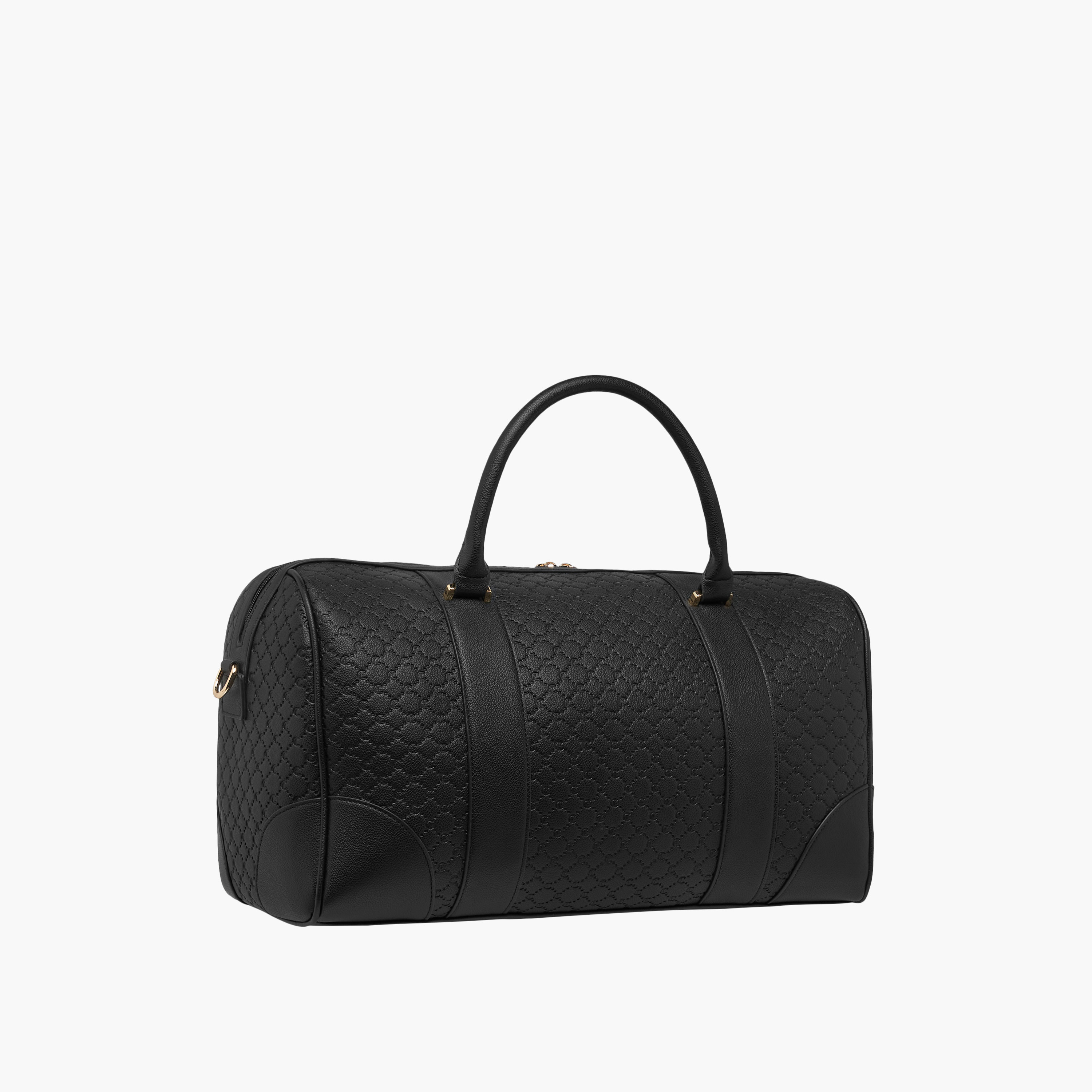 Le Confort Monogram Textured Duffel Bag with Zip Closure with Double Handle-travel-luggagesandbags-dufflebags-image-3