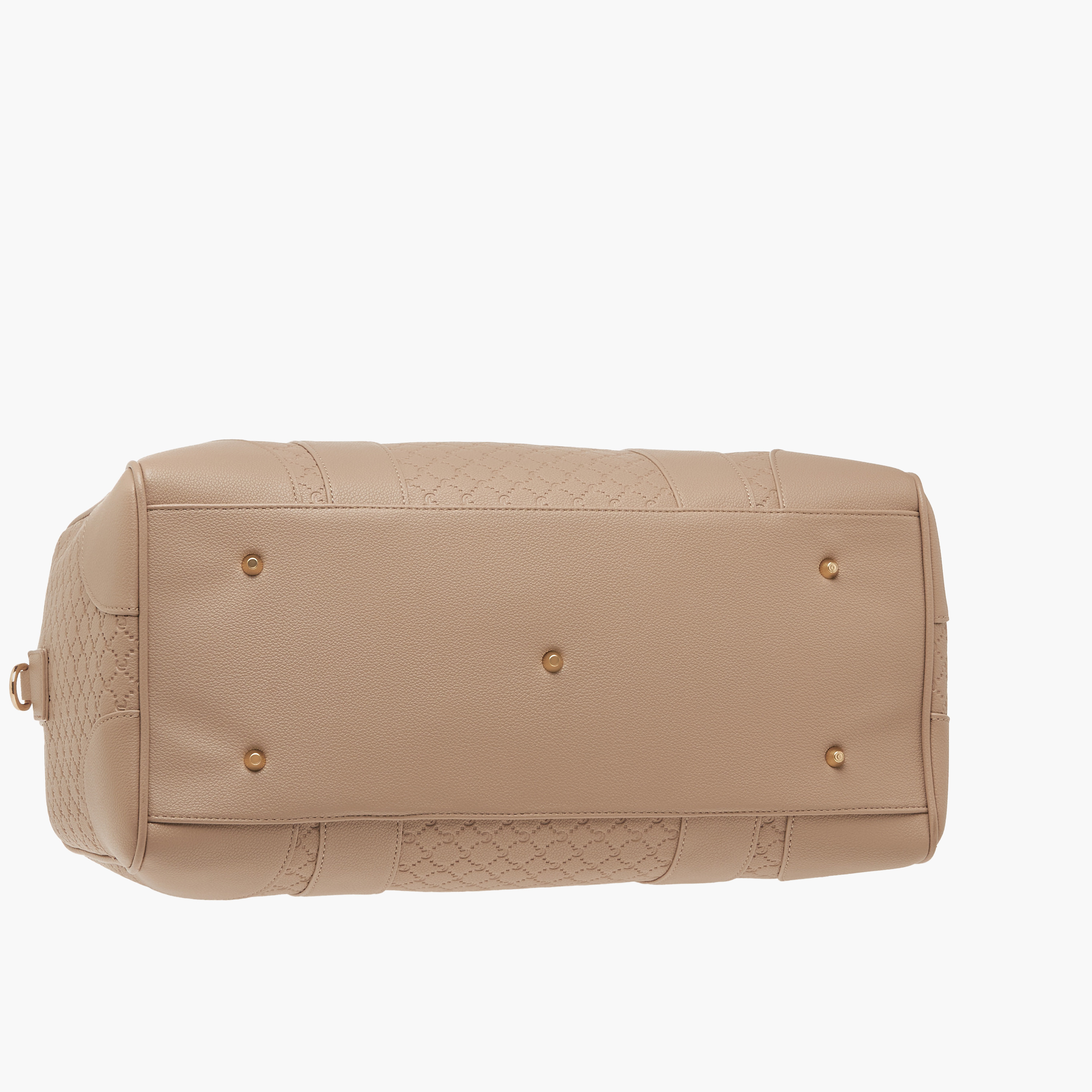 Le Confort Monogram Textured Duffel Bag with Zip Closure with Double Handle-travel-luggagesandbags-dufflebags-image-5