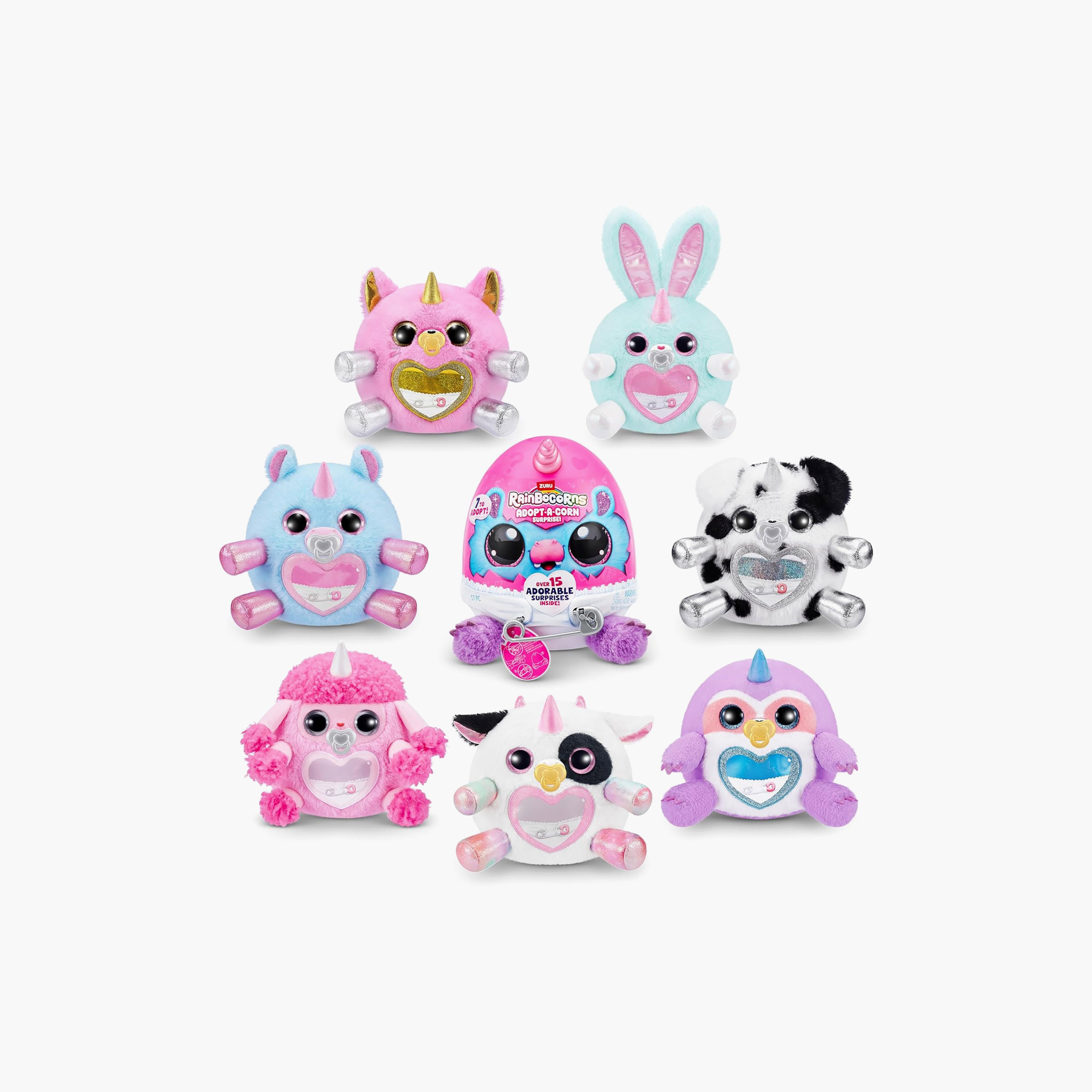 مفاجأة أدوبت-أ-كورن من راينبوكورنز-toys-plushsofttoys-cartooncharacters-image-1