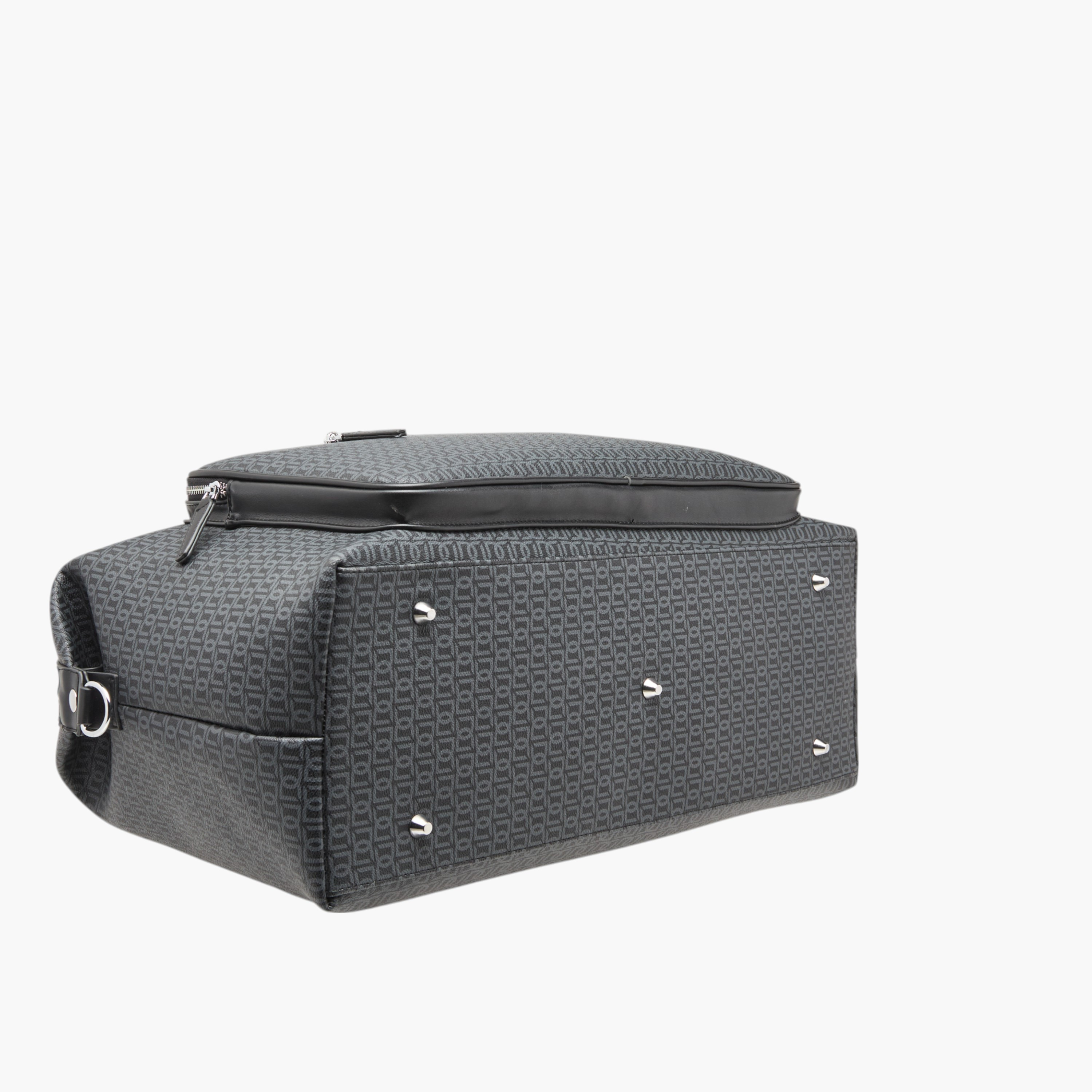 شنطة دافل بمقبض مزدوج وسحاب إغلاق وطبعات مونوجرام من دوتشيني-travel-luggagesandbags-dufflebags-image-9