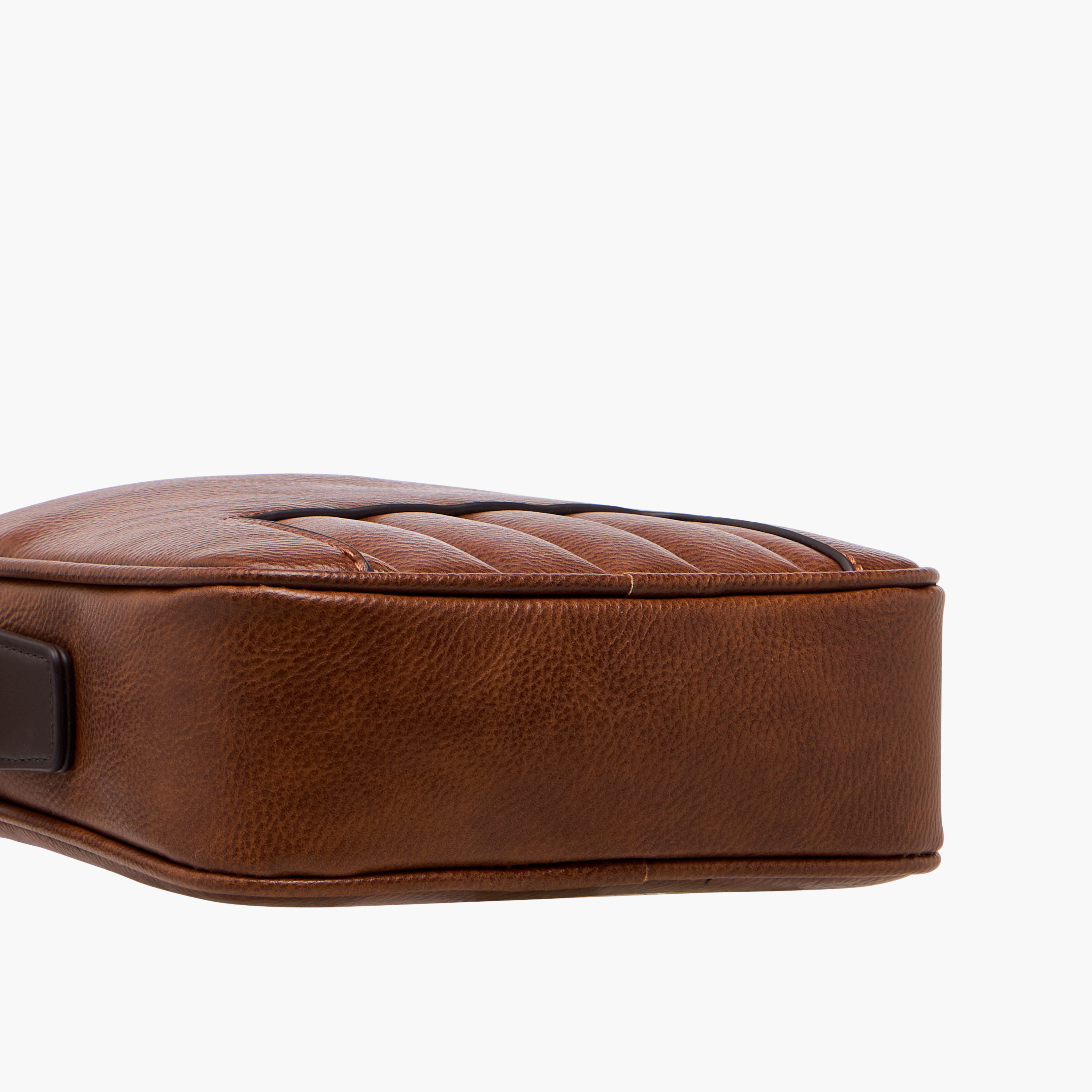 Duchini Textured Crossbody Bag with Adjustable Strap and Zip Closure-men-bags-image-6