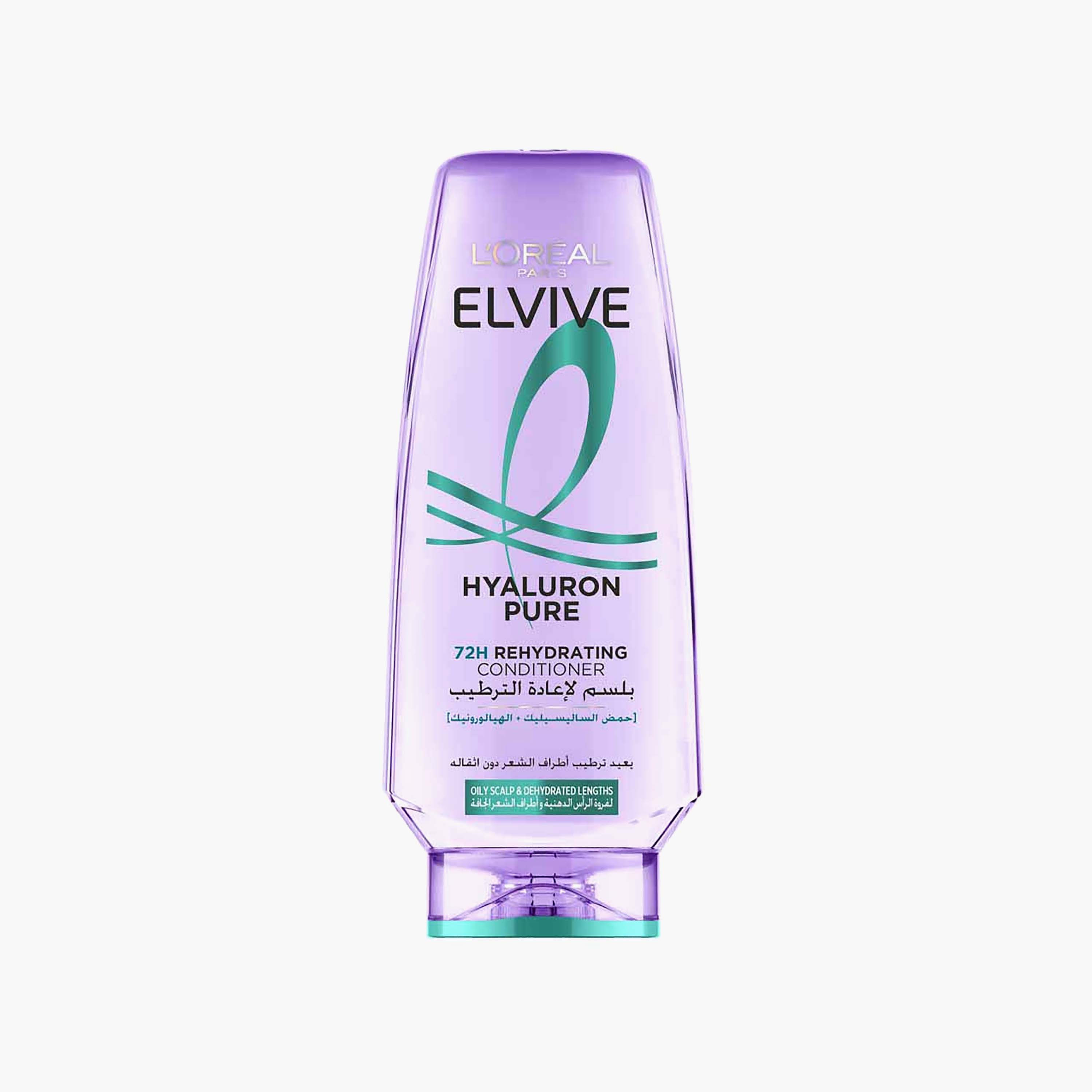 L'Oreal Elvive Hyaluron Pure Conditioner 360Ml-beautyandpersonalcare-hair-haircare-hairmasksandcreams-image-1
