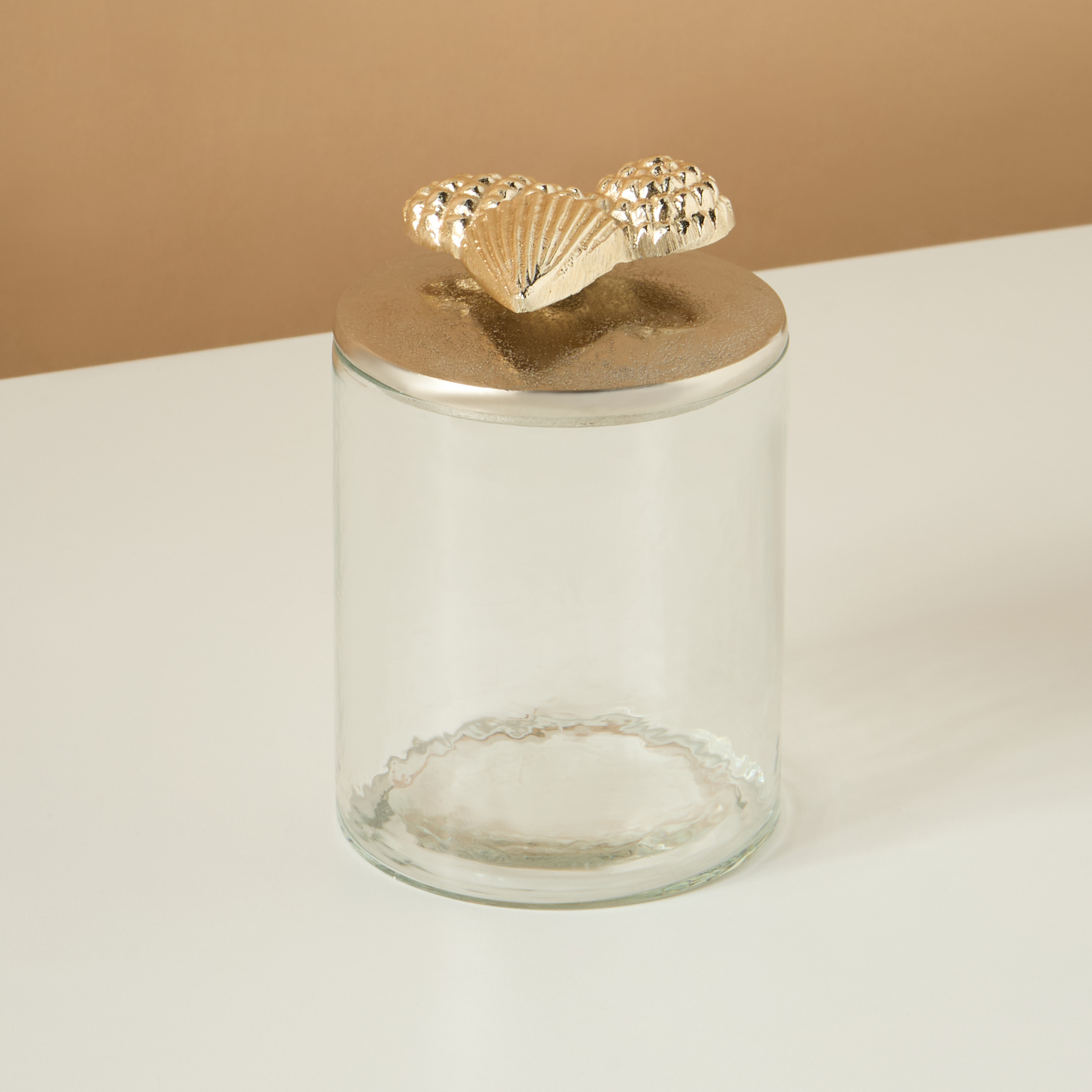 Coral Glass Cotton Jar-household-decor-decorativeobjectsandsculptures-image-3
