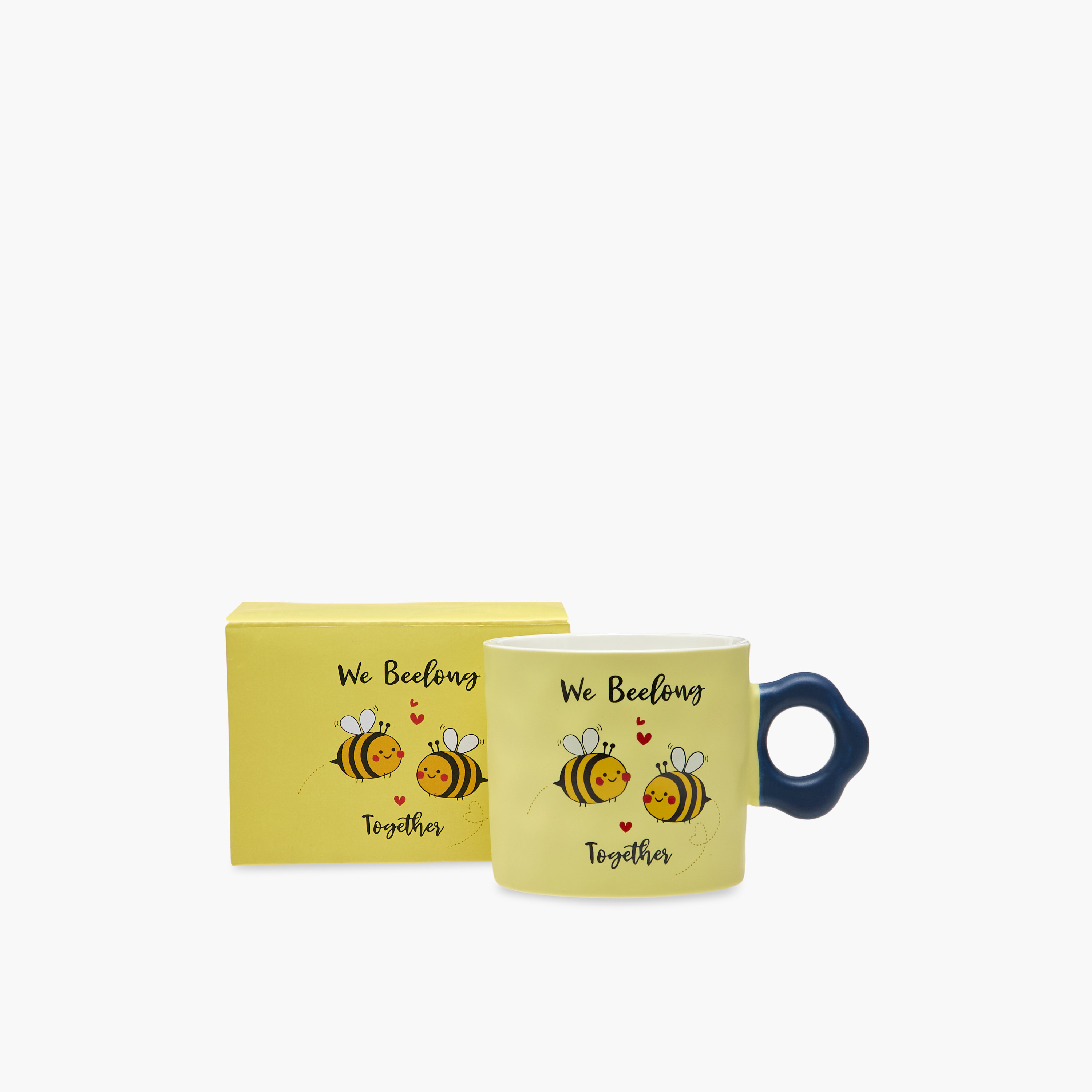 Bee Graphic Print New Bone China Mug - 410 ml-household-dining-teaandcoffee-mugsandcups-image-5