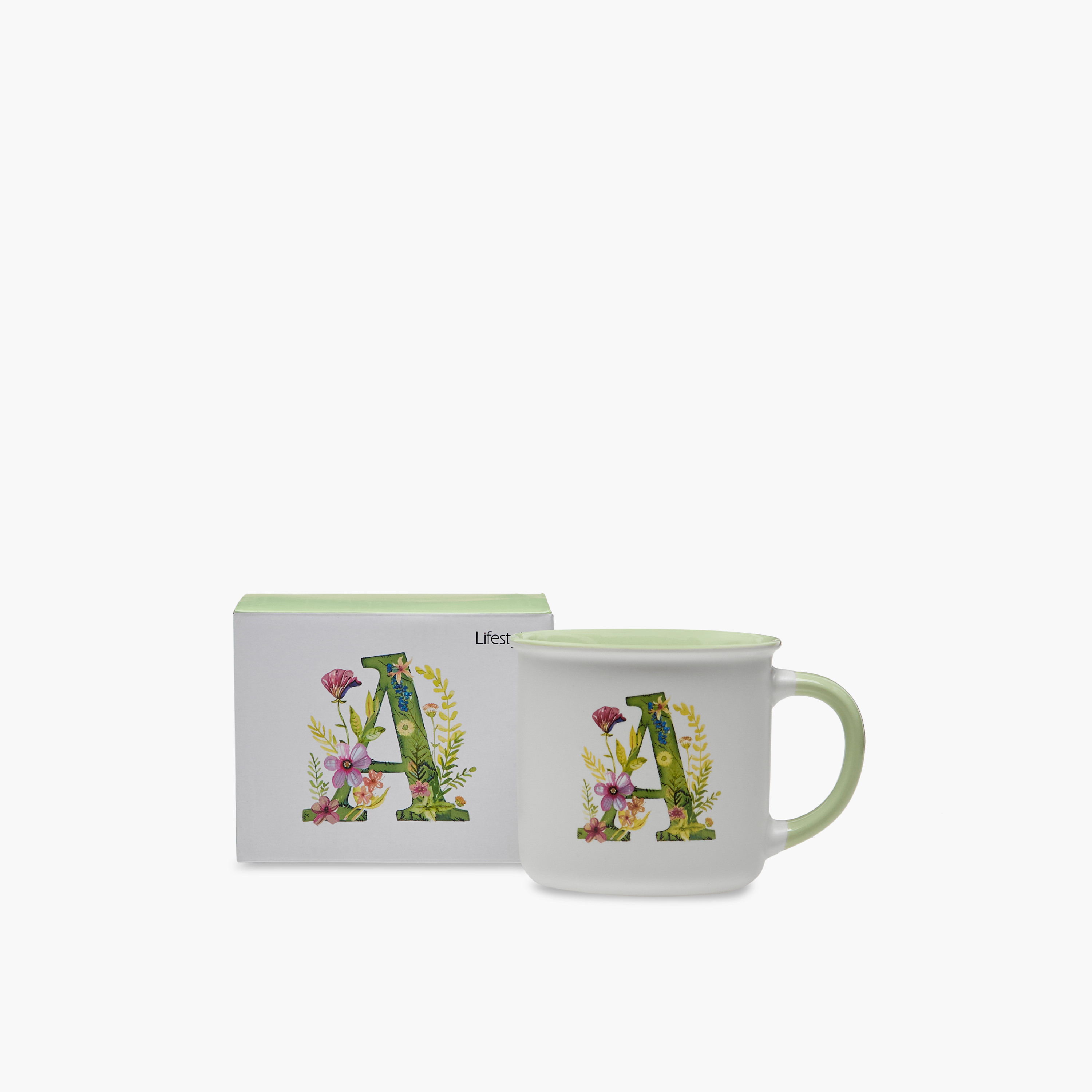Initial A Print New Bone China Mug with Handle - 355 ml-household-dining-teaandcoffee-mugsandcups-image-5