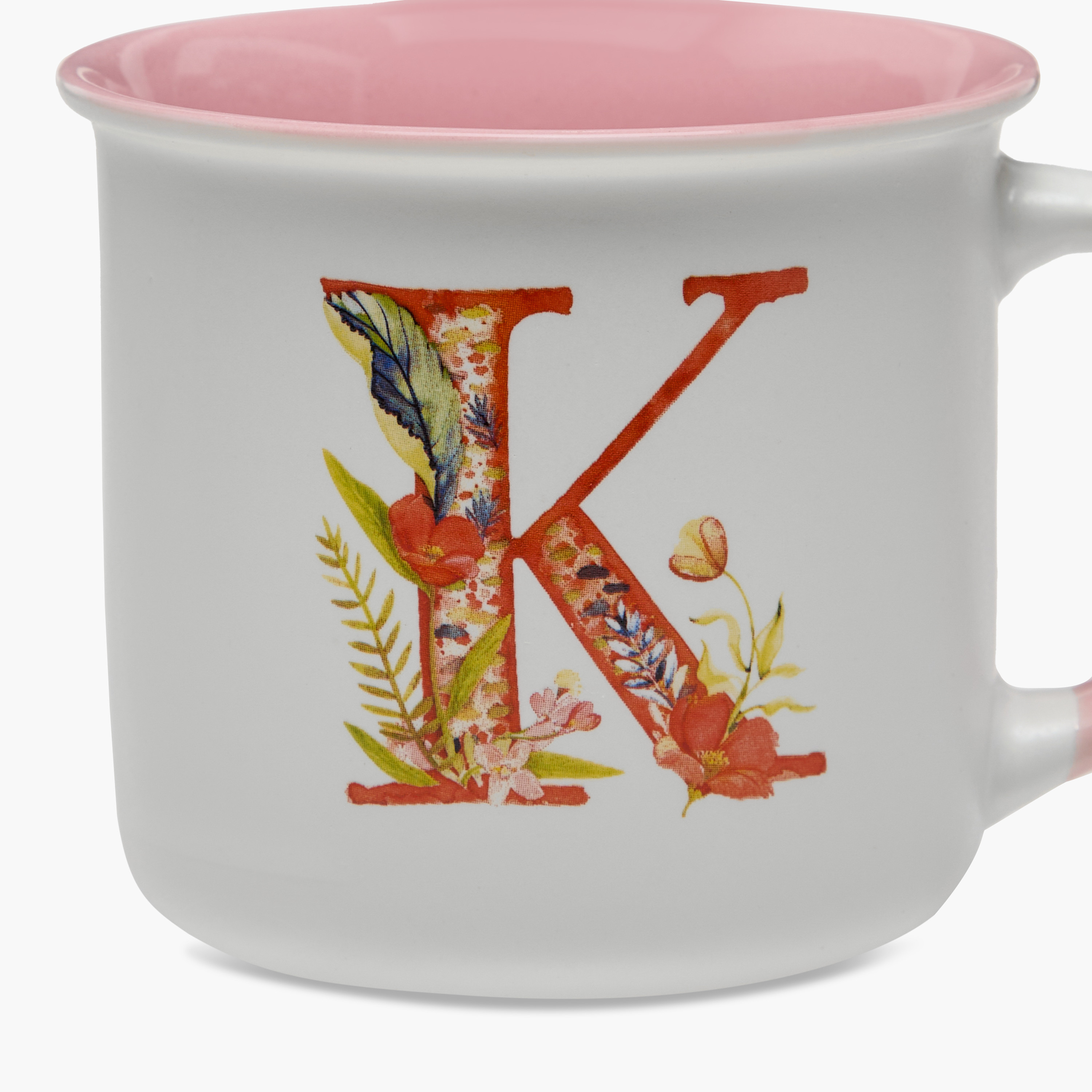 Graphic Print New Bone China Mug with Initial K - 355 ml-household-dining-teaandcoffee-mugsandcups-image-3