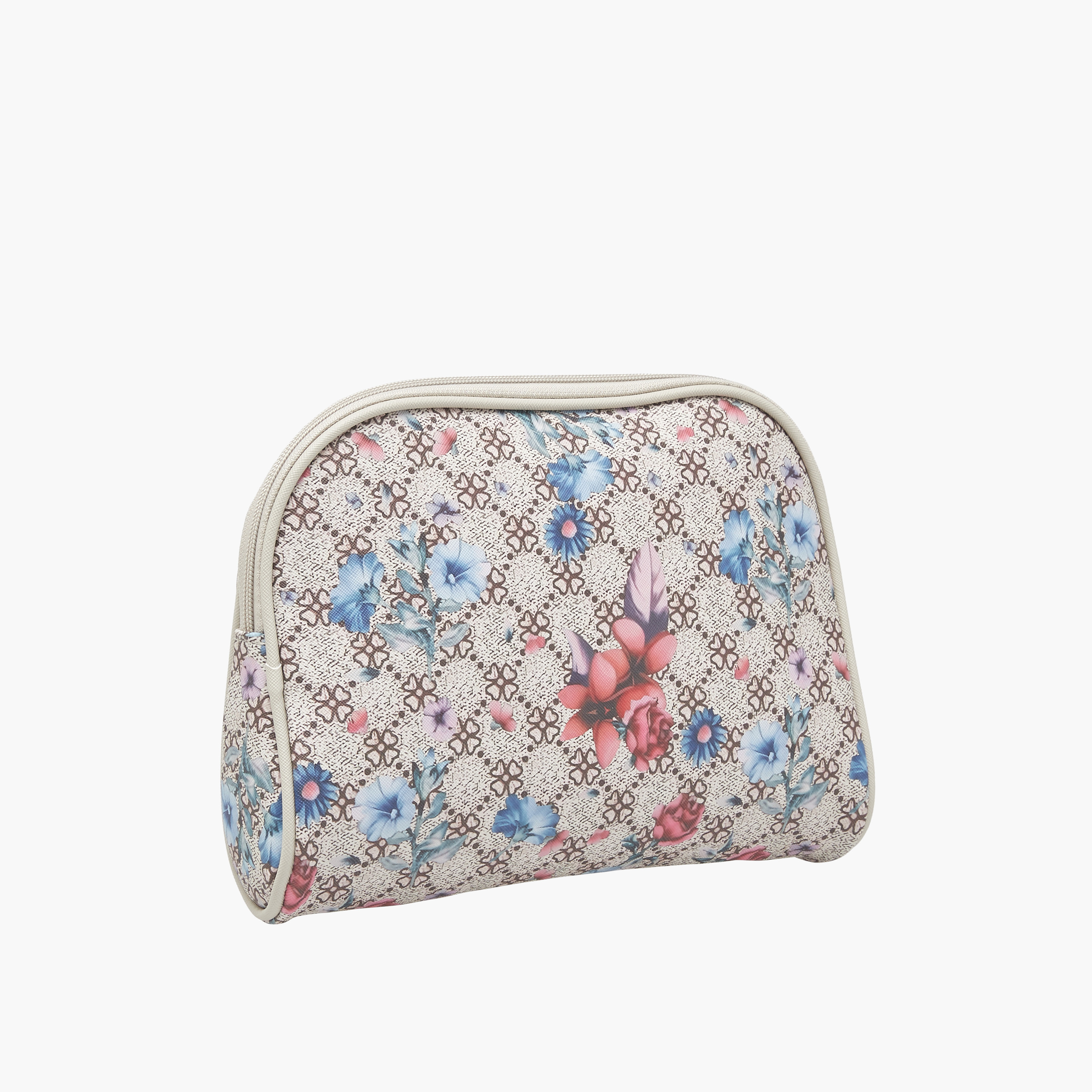 Floral Print 3-Piece Cosmetic Pouch Set-beautyandpersonalcare-makeup-brushesandaccessories-makeuppouches-image-2