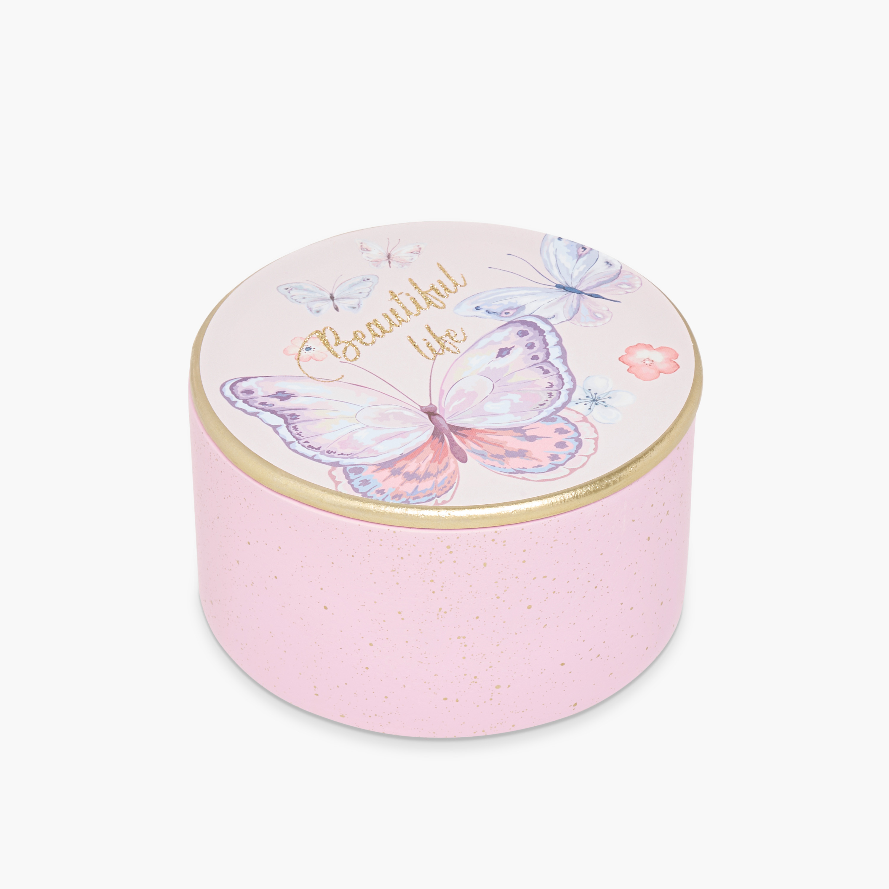 Butterfly Print Jewellery Organiser - 13x13x7 cms-women-watchesandjewellery-jewellery-storage-image-1
