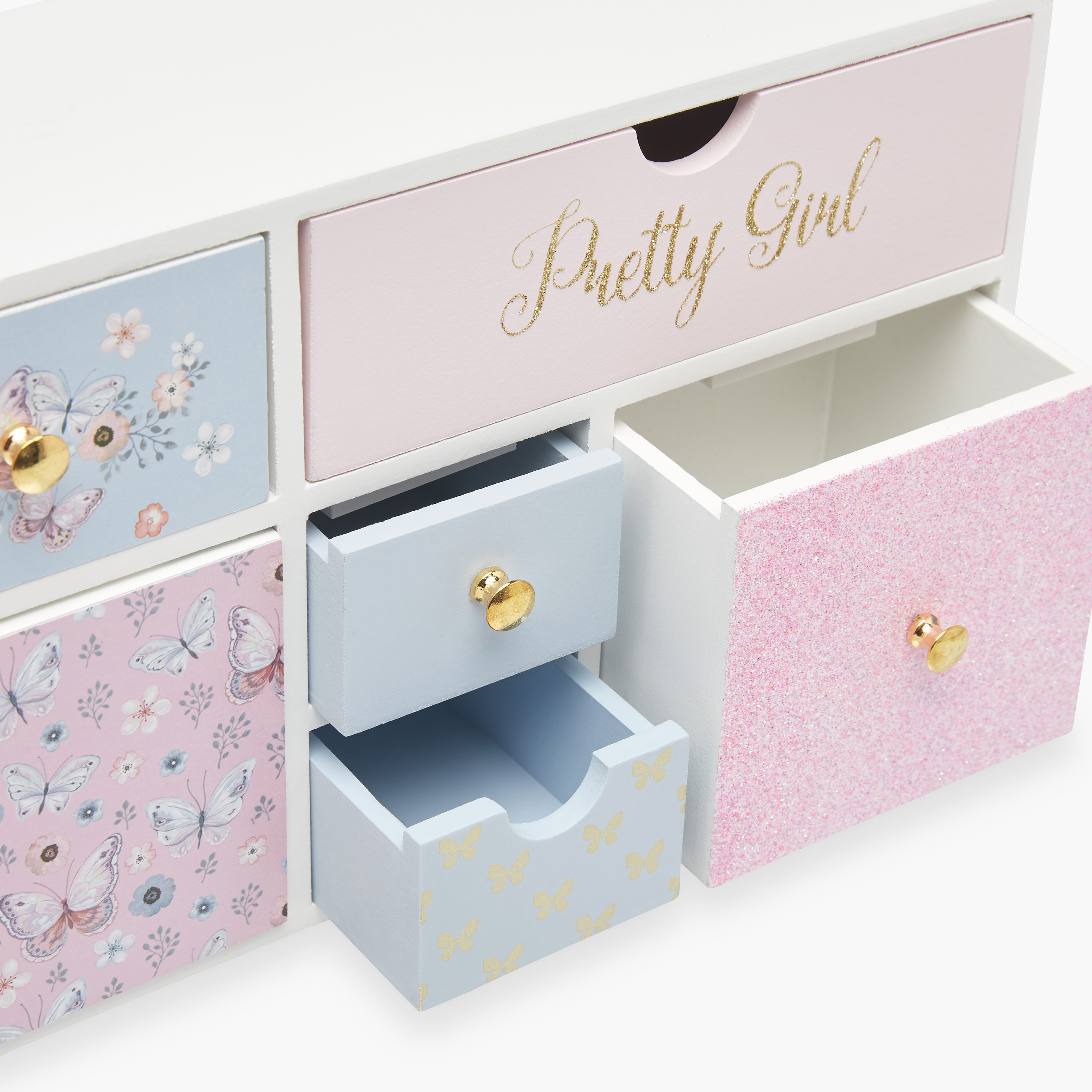 منظم مجوهرات 7 أقسام بطبعات - 20x11x39 سم-women-watchesandjewellery-jewellery-storage-image-5