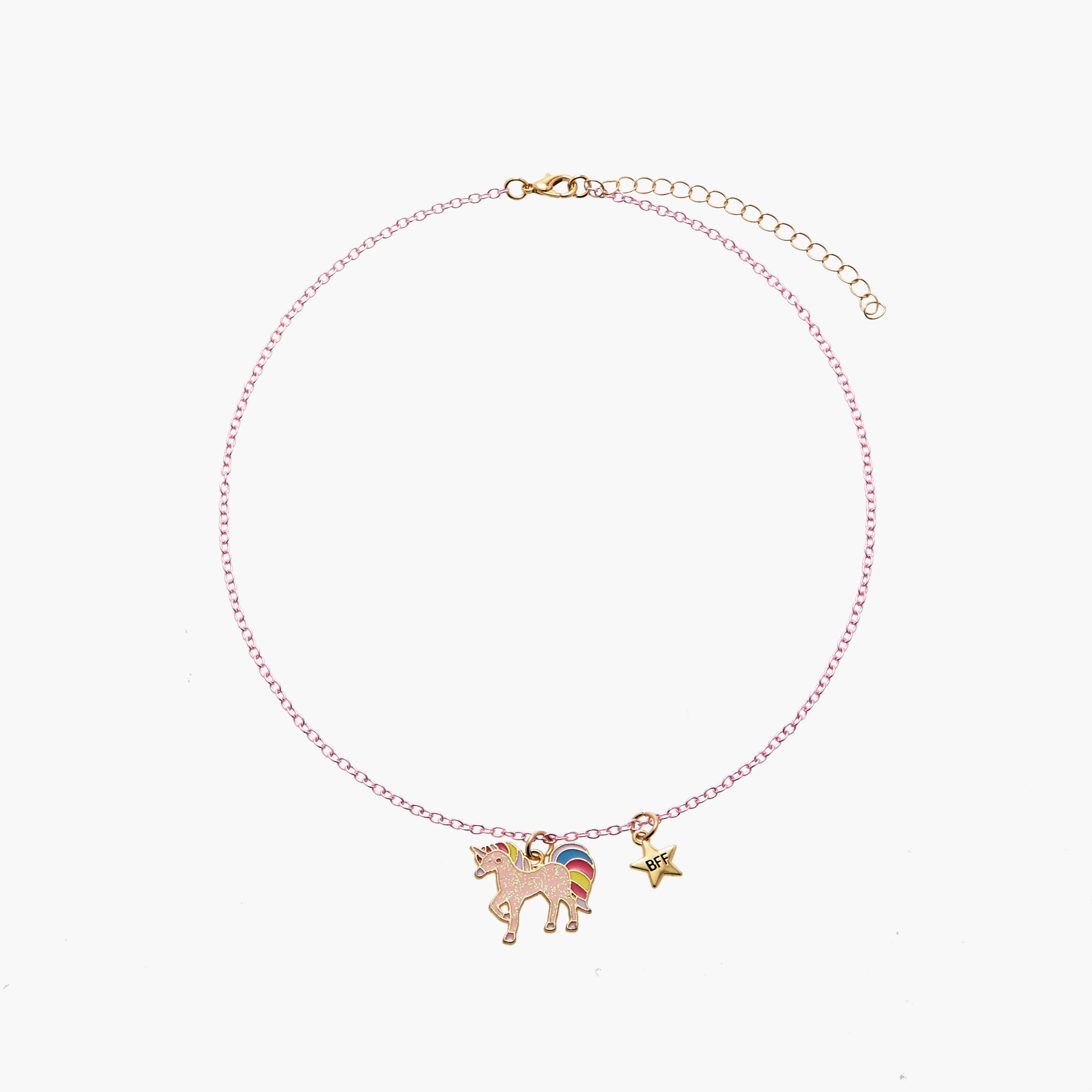 Flora Bella Unicorn Pendant Necklace with Lobster Clasp Closure - Set of 2-girls-accessories-jewellery-image-2