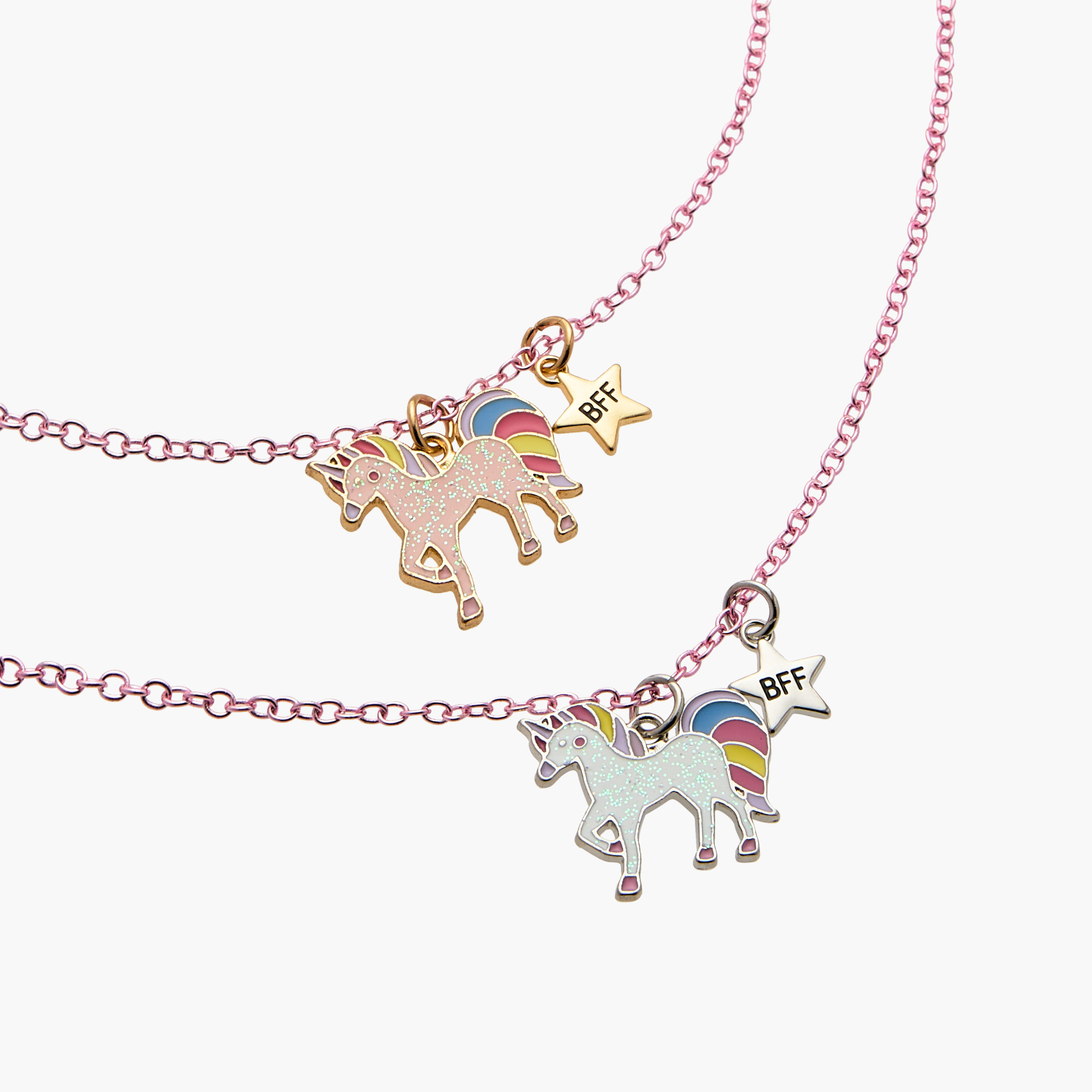 Flora Bella Unicorn Pendant Necklace with Lobster Clasp Closure - Set of 2-girls-accessories-jewellery-image-4