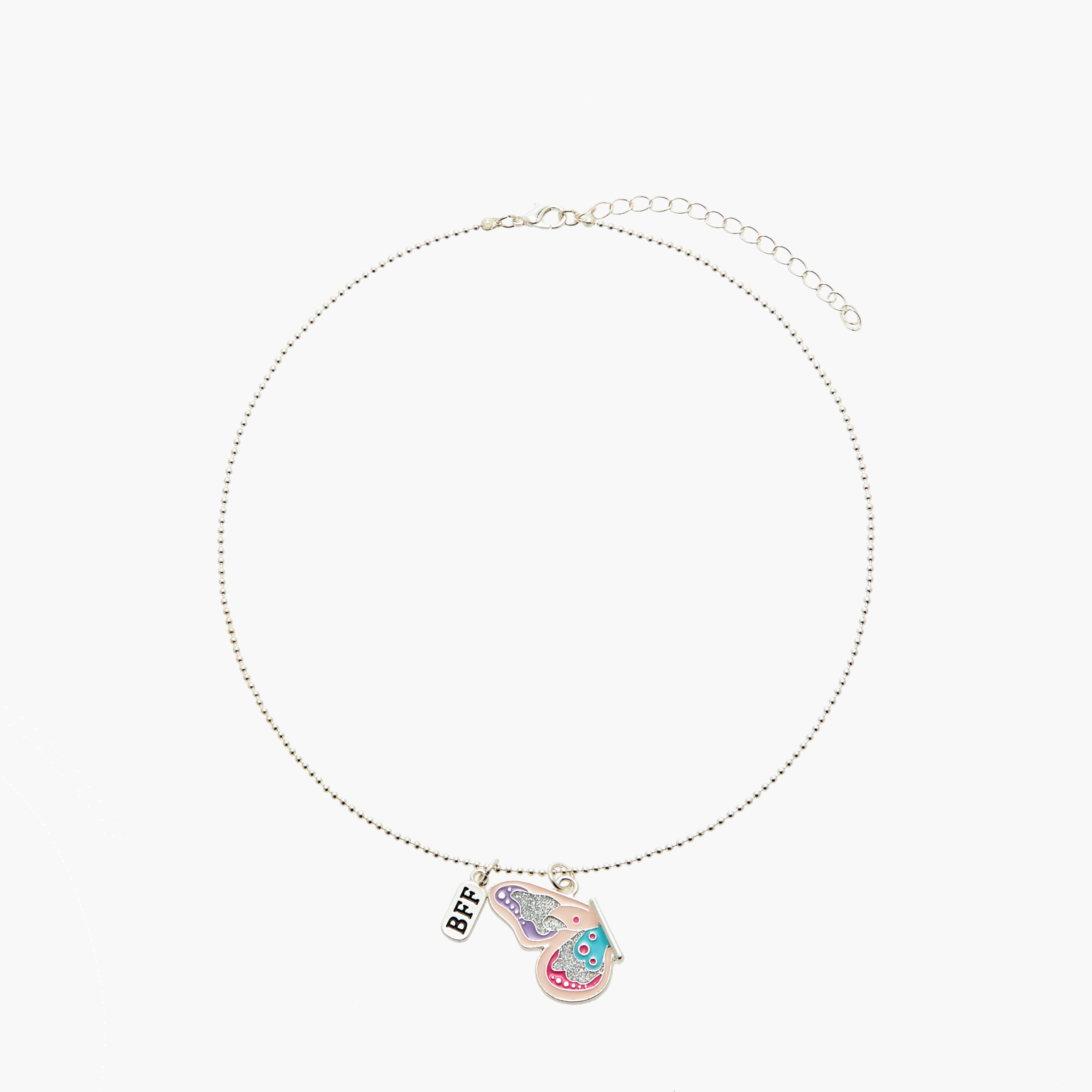 عقد بدلاية الأصدقاء المقربين وفراشة ومشبك إغلاق من فلورا بيلا - طقم من قطعتين-girls-accessories-jewellery-image-2