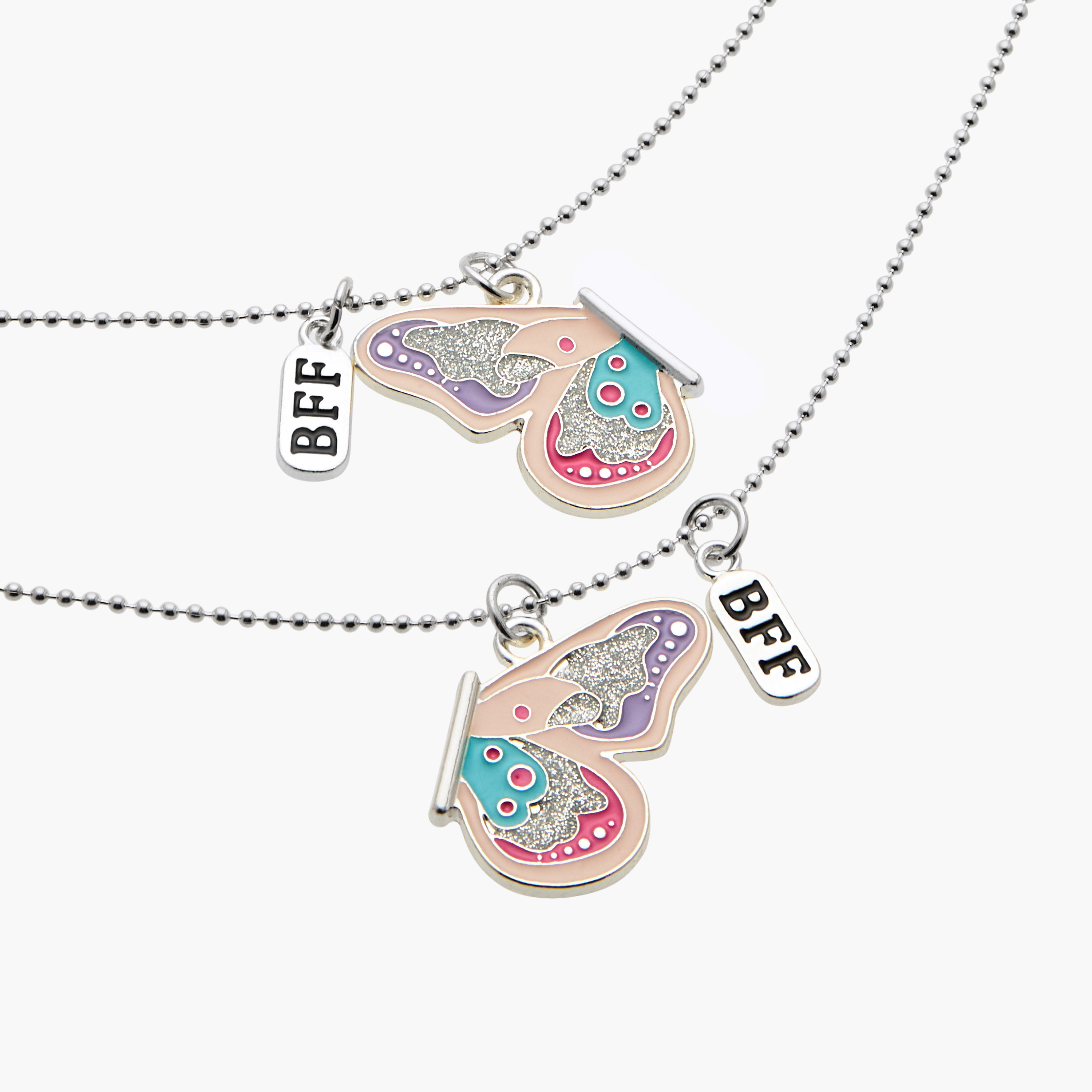 عقد بدلاية الأصدقاء المقربين وفراشة ومشبك إغلاق من فلورا بيلا - طقم من قطعتين-girls-accessories-jewellery-image-4