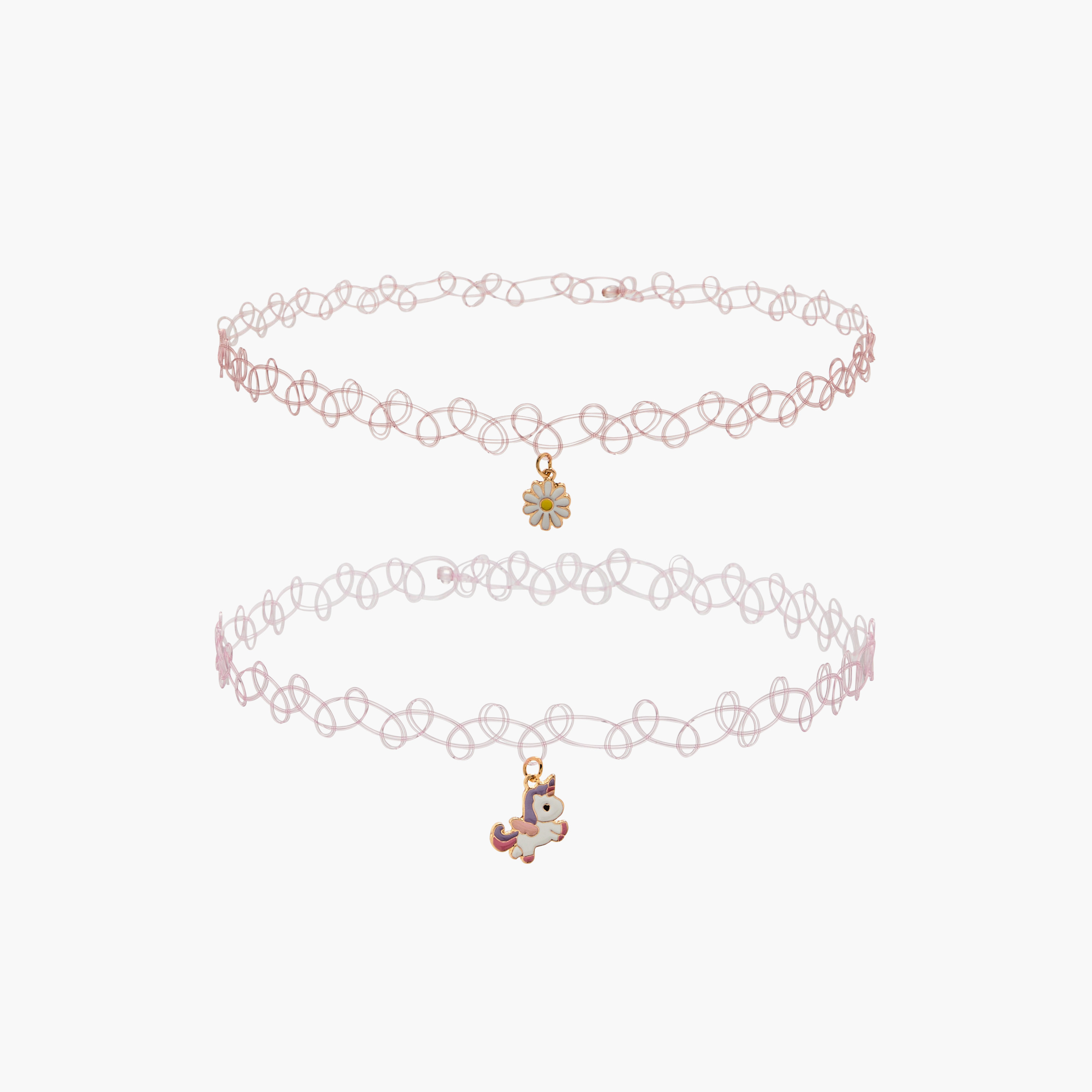 Flora Bella Charm Pendant Necklace - Set of 2-girls-accessories-jewellery-image-1