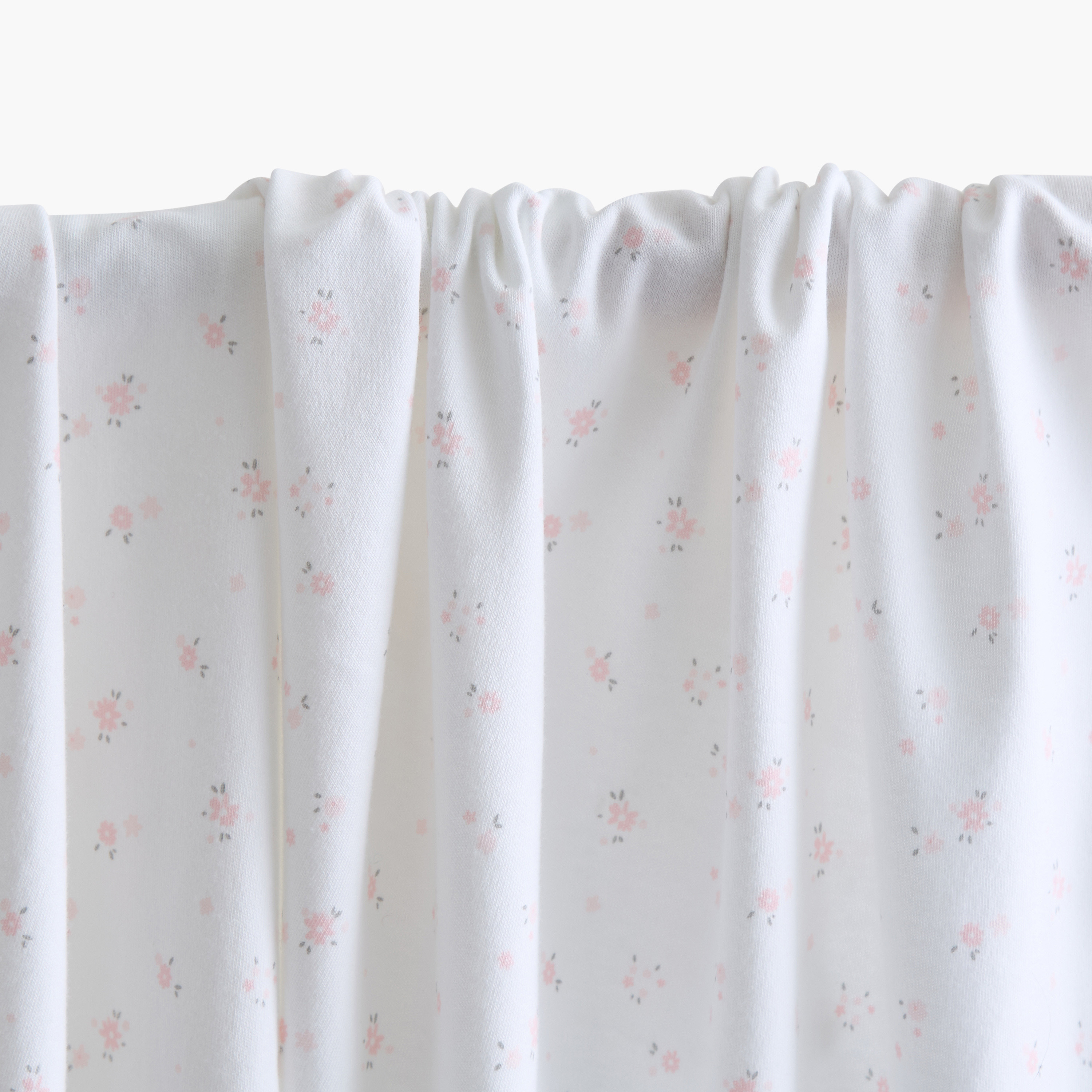 Juniors Floral Print Bow Applique Receiving Blanket - 70x70 cm-baby-nursery-blanketsandswaddles-receivingblankets-image-5