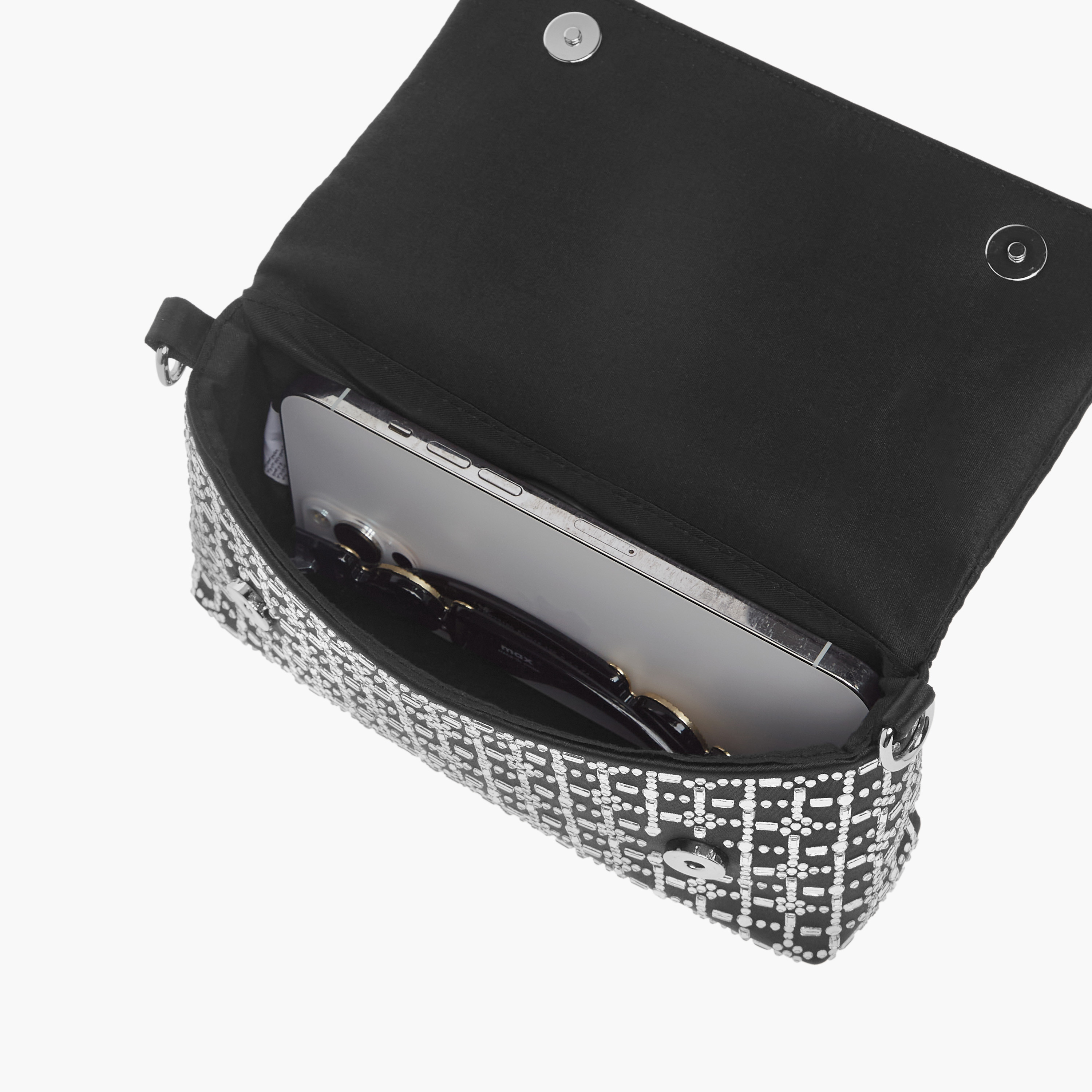 Missy Embellished Crossbody Bag with Snap Button Closure and Chain Strap-women-bagsandwallets-handbags-image-7