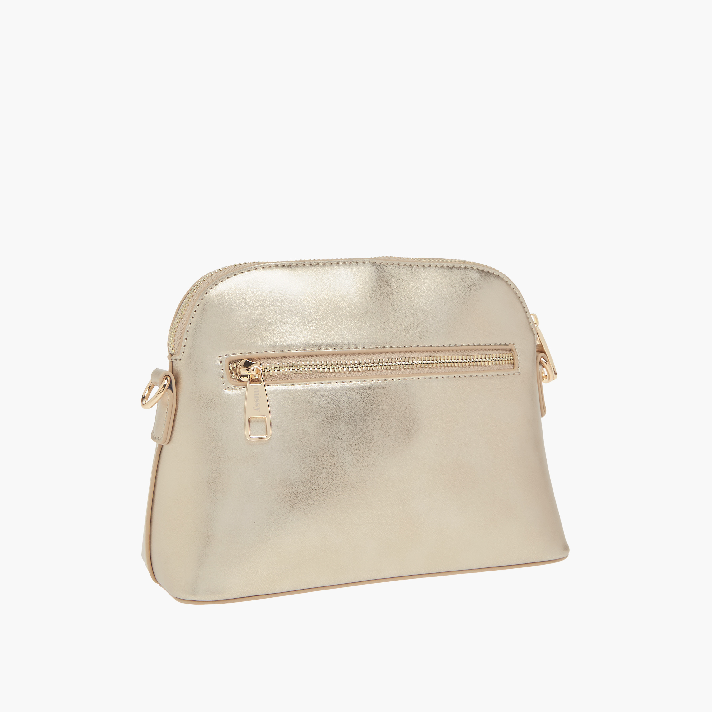 Missy Logo Detail Crossbody Bag with Adjustable Strap and Zip Closure-women-bagsandwallets-handbags-image-3