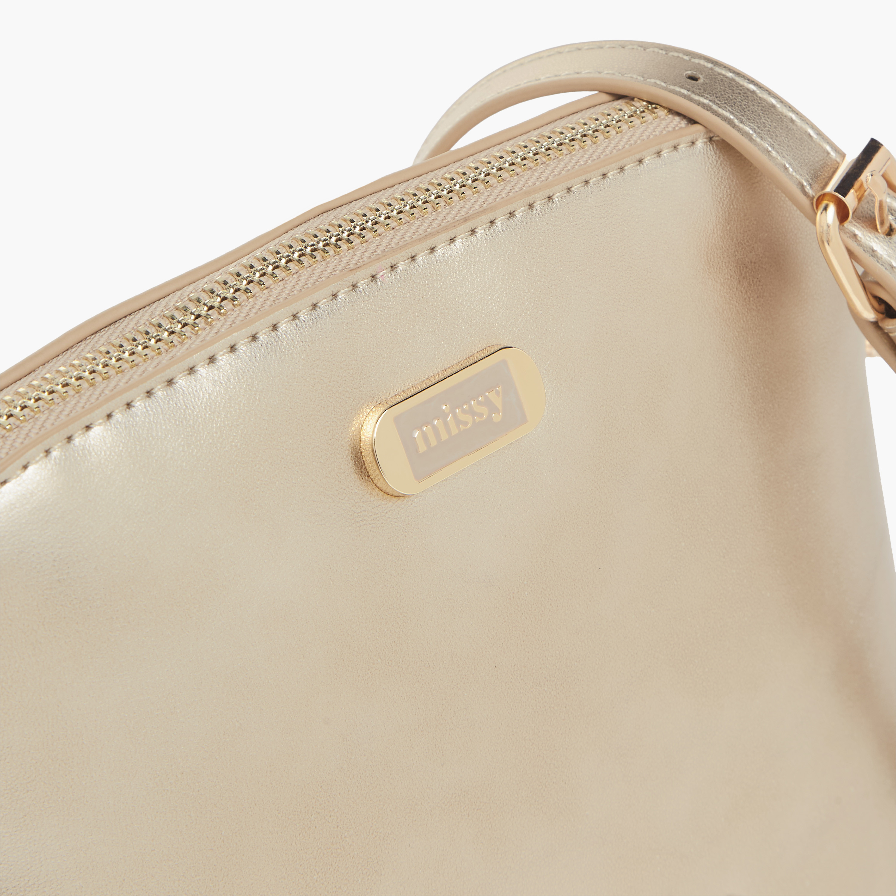 Missy Logo Detail Crossbody Bag with Adjustable Strap and Zip Closure-women-bagsandwallets-handbags-image-4
