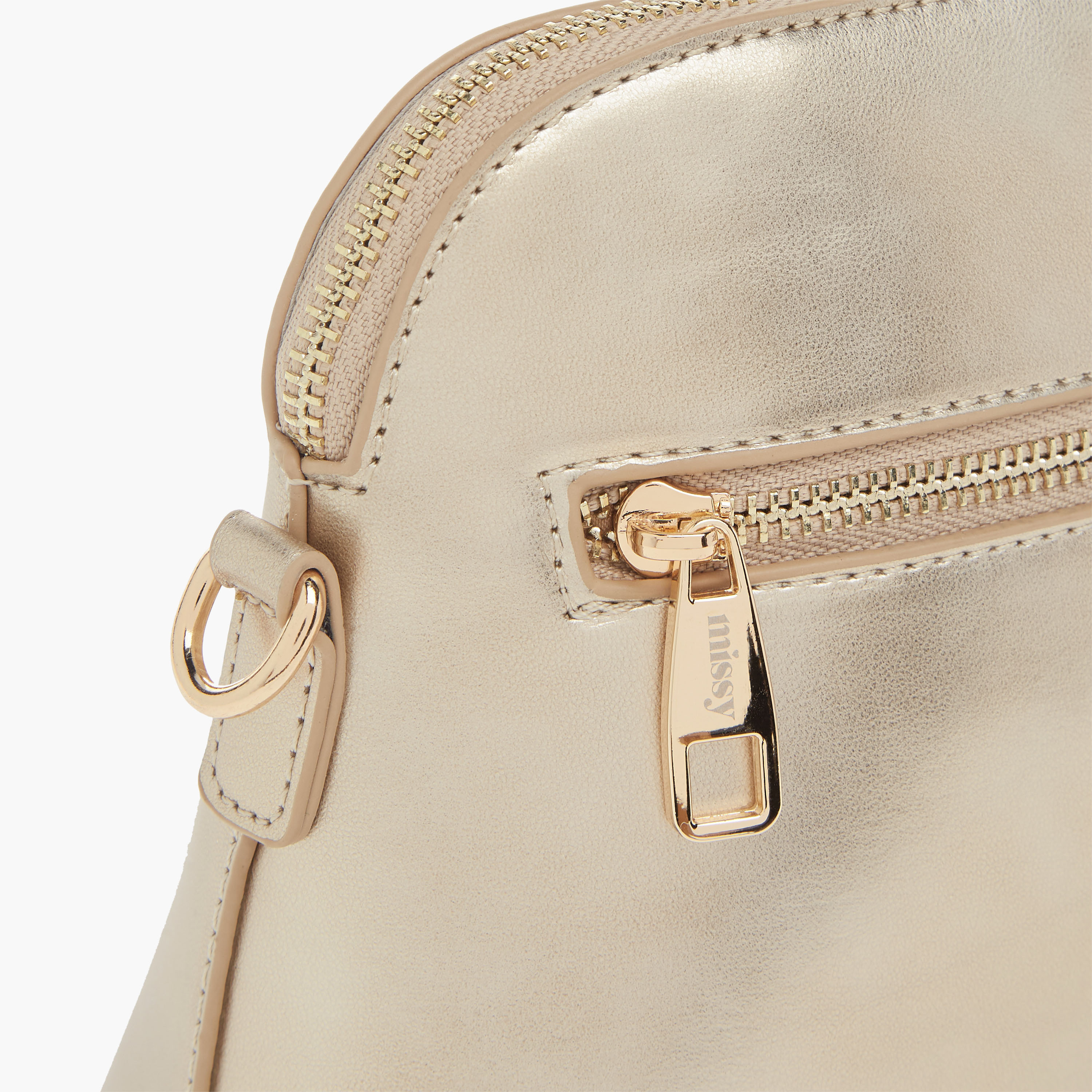 Missy Logo Detail Crossbody Bag with Adjustable Strap and Zip Closure-women-bagsandwallets-handbags-image-5