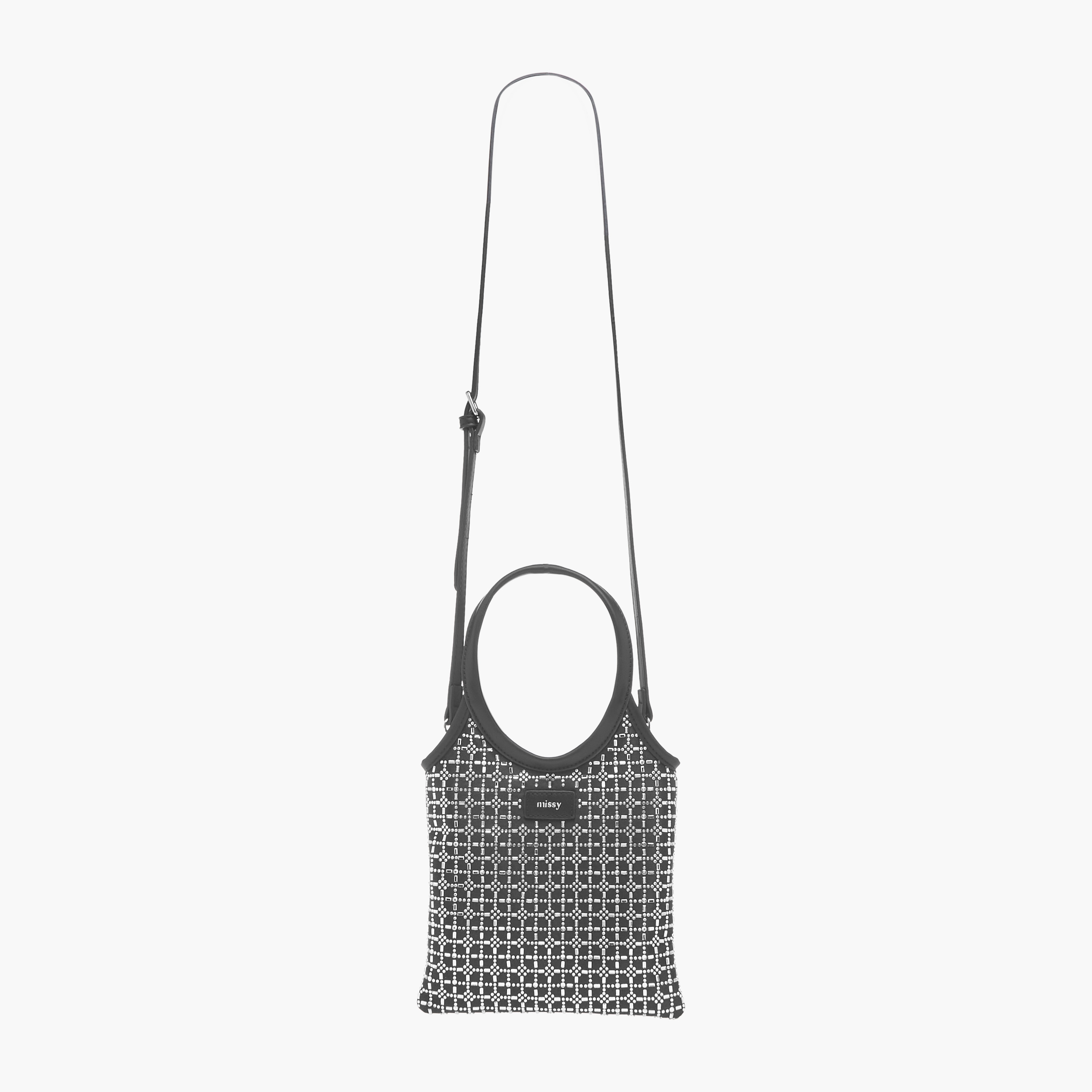 Missy Embellished Crossbody Bag with Magnetic Closure and Detachable Strap-women-bagsandwallets-handbags-image-2