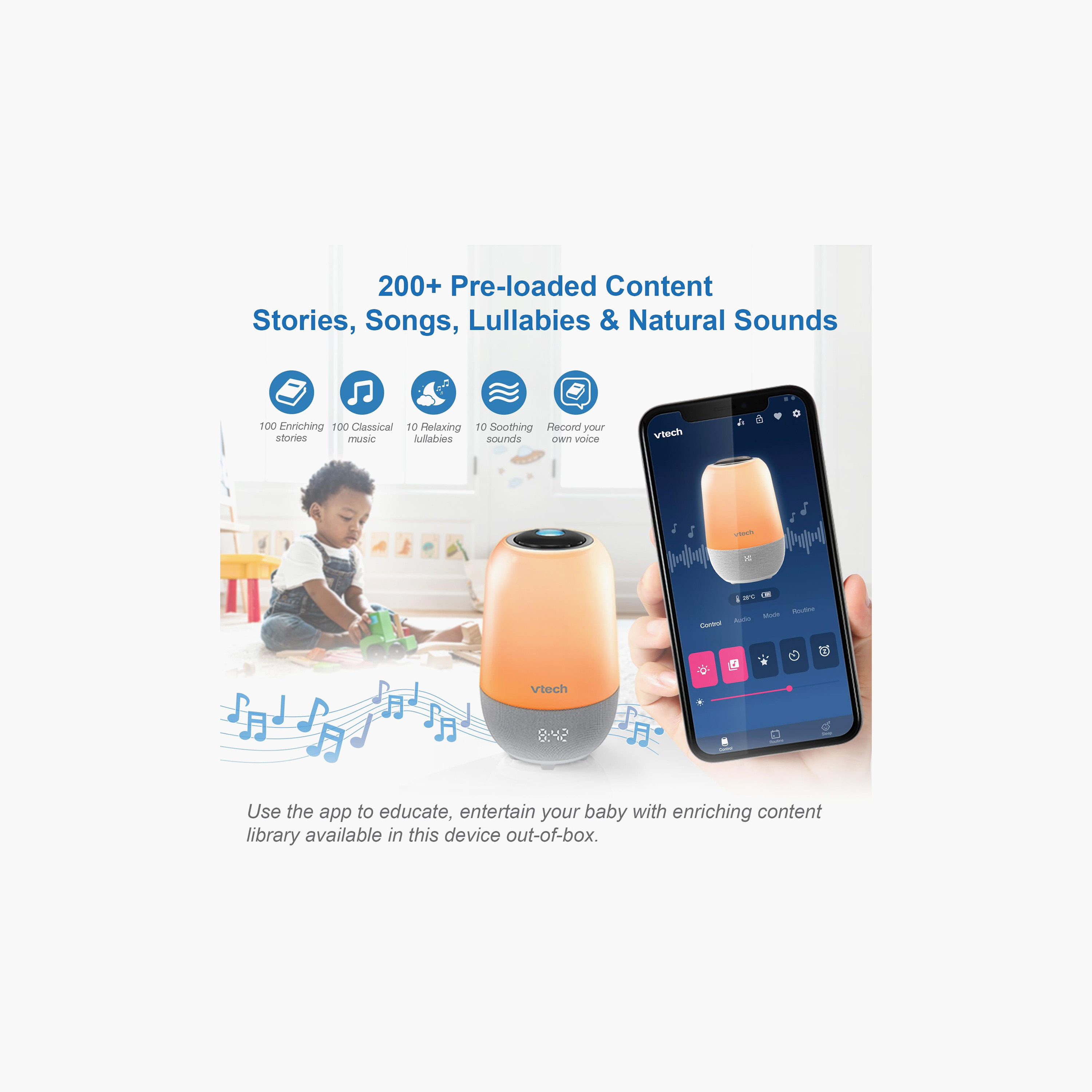 جهاز مراقبة للأطفال بإضاءة وصوت من في تك-baby-healthandsafety-babymonitors-image-2