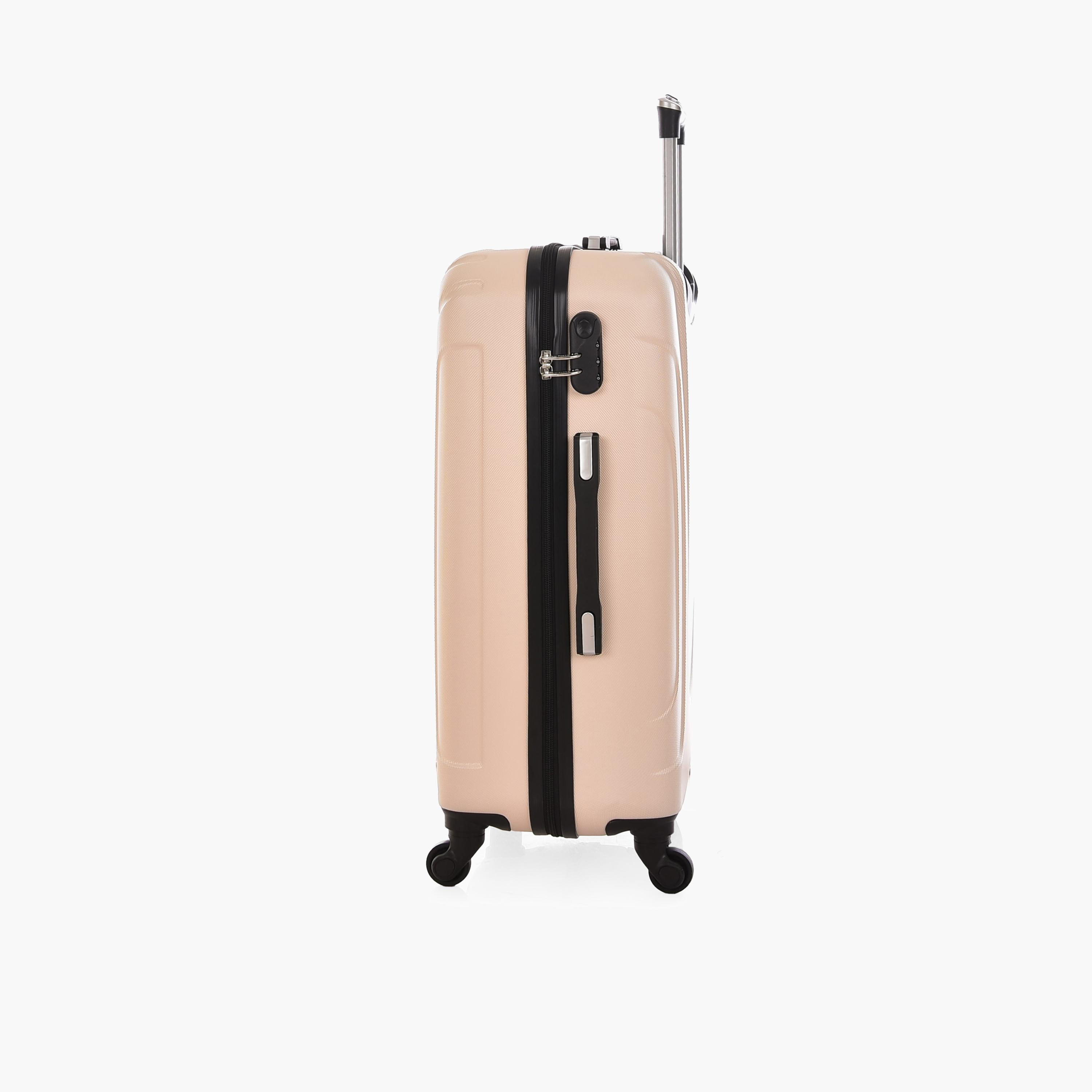 New Travel Set of 4 ABS Hard Sided 4-Wheeler Spinner Trolley Bag with Combination Lock | 0176/4P-travel-luggagesandbags-luggage-image-11
