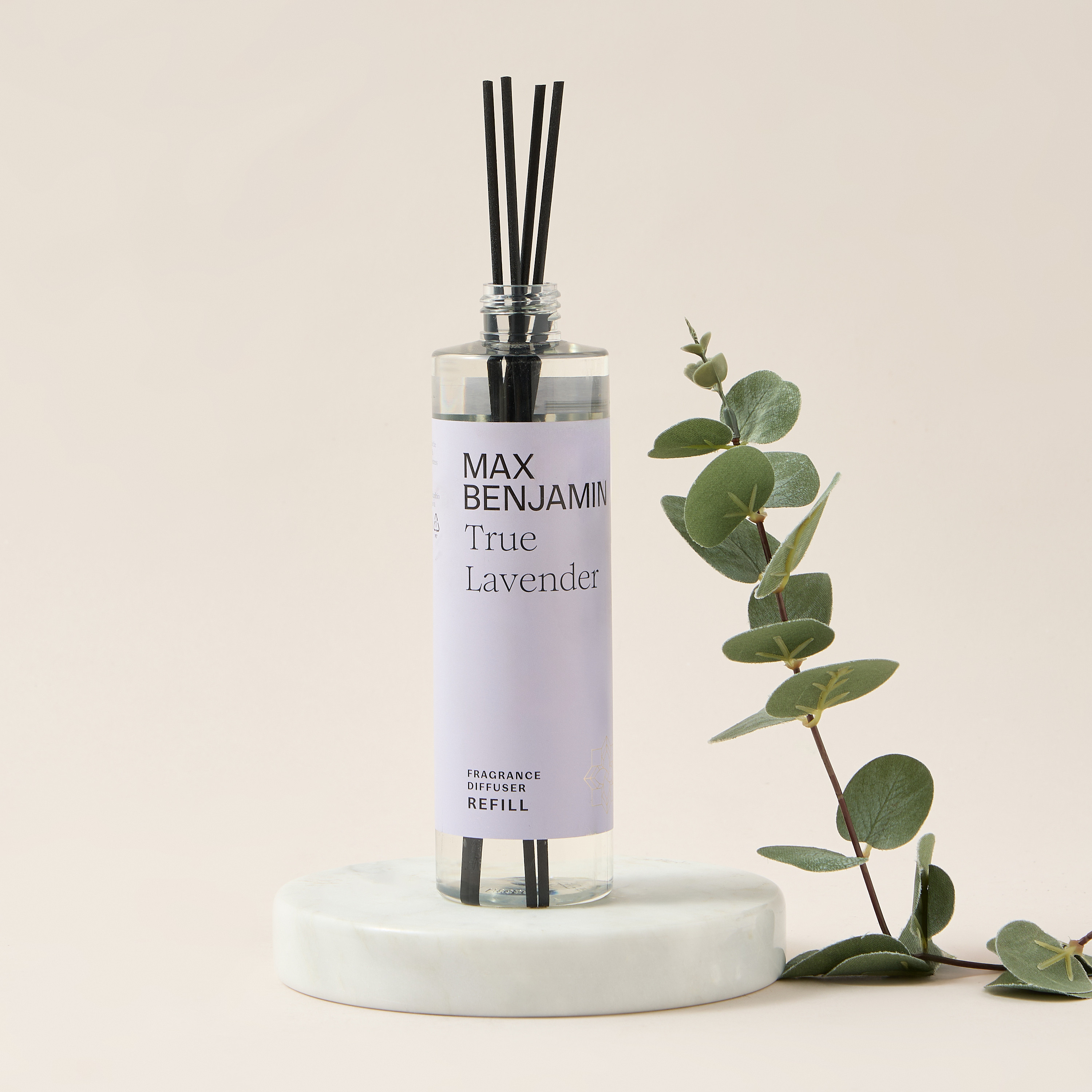عبوة إعادة تعبئة لموزّع العطور برائحة ترو لافندر من ماكس بنجامين - 300 مل-household-homefragrance-reeddiffusers-image-1