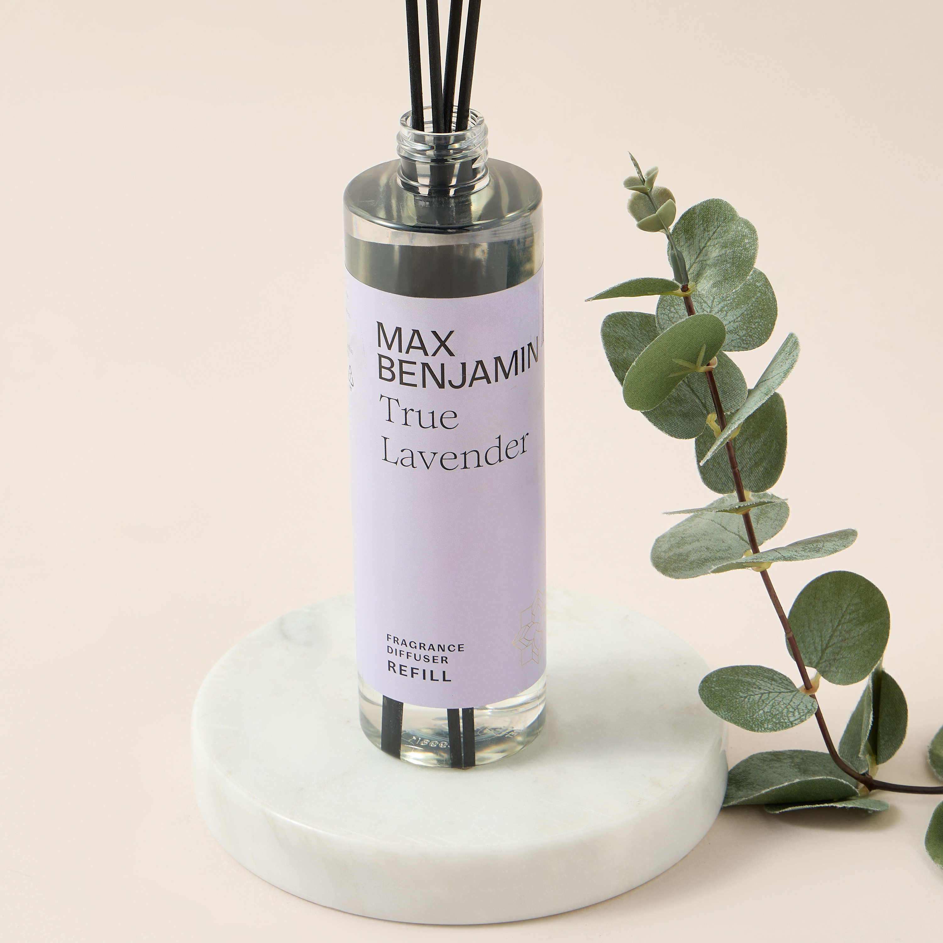 Max Benjamin True Lavender Scented Reed Diffuser Refill - 300 ml-household-homefragrance-reeddiffusers-image-2