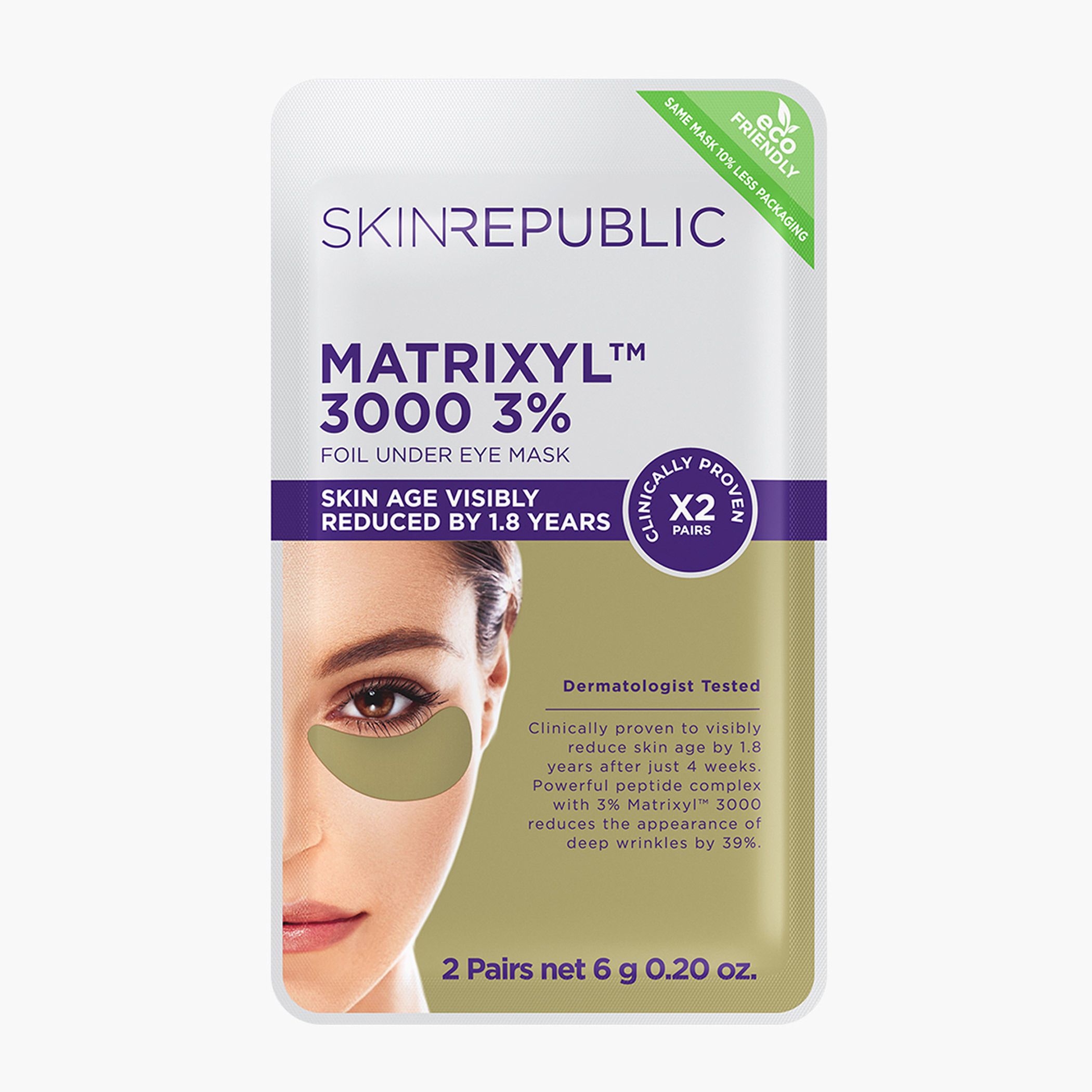 Skin Republic 2-Piece 3% Matrixyl 3000 Foil Under Eye Patch Set-beautyandpersonalcare-skin-eyecare-image-1
