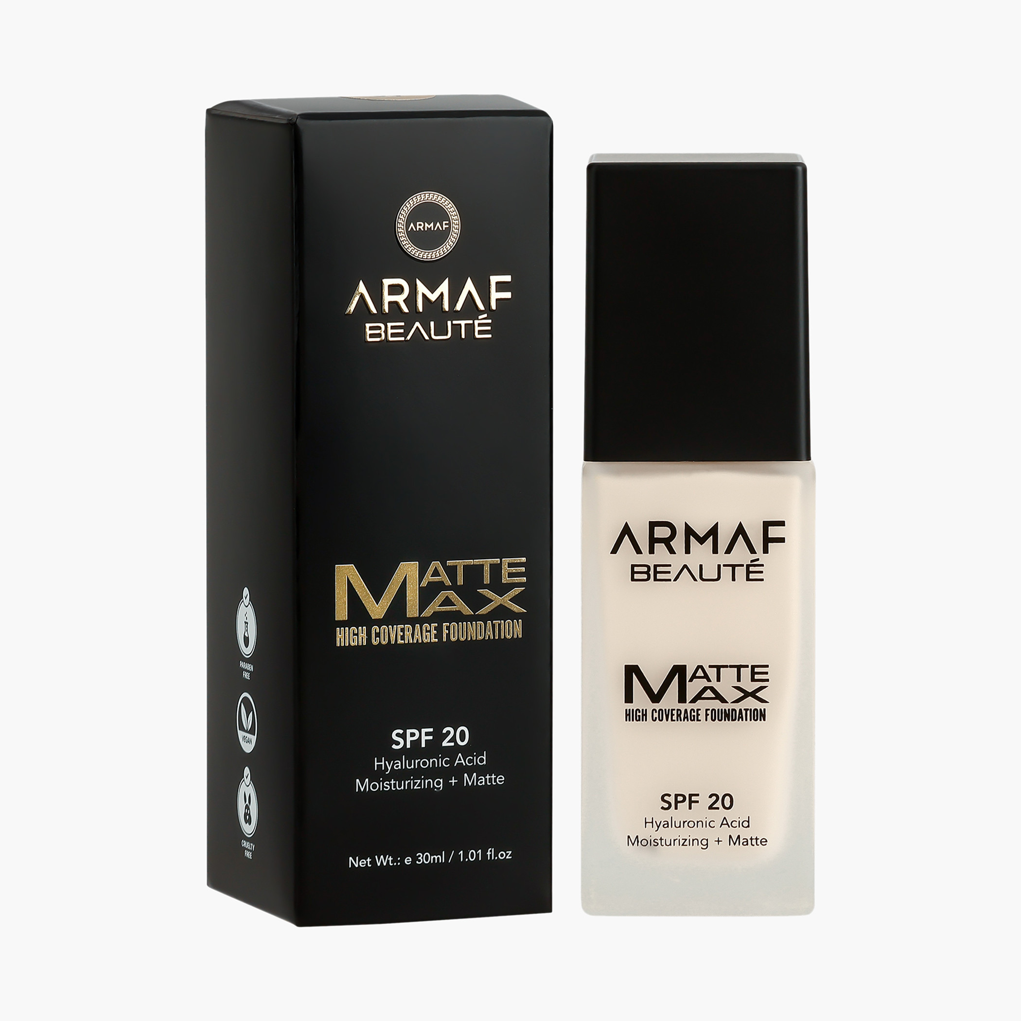 Armaf Beaute Matte Max High Coverage Foundation SPF 20 - 30 ml-beautyandpersonalcare-makeup-face-foundations-image-2