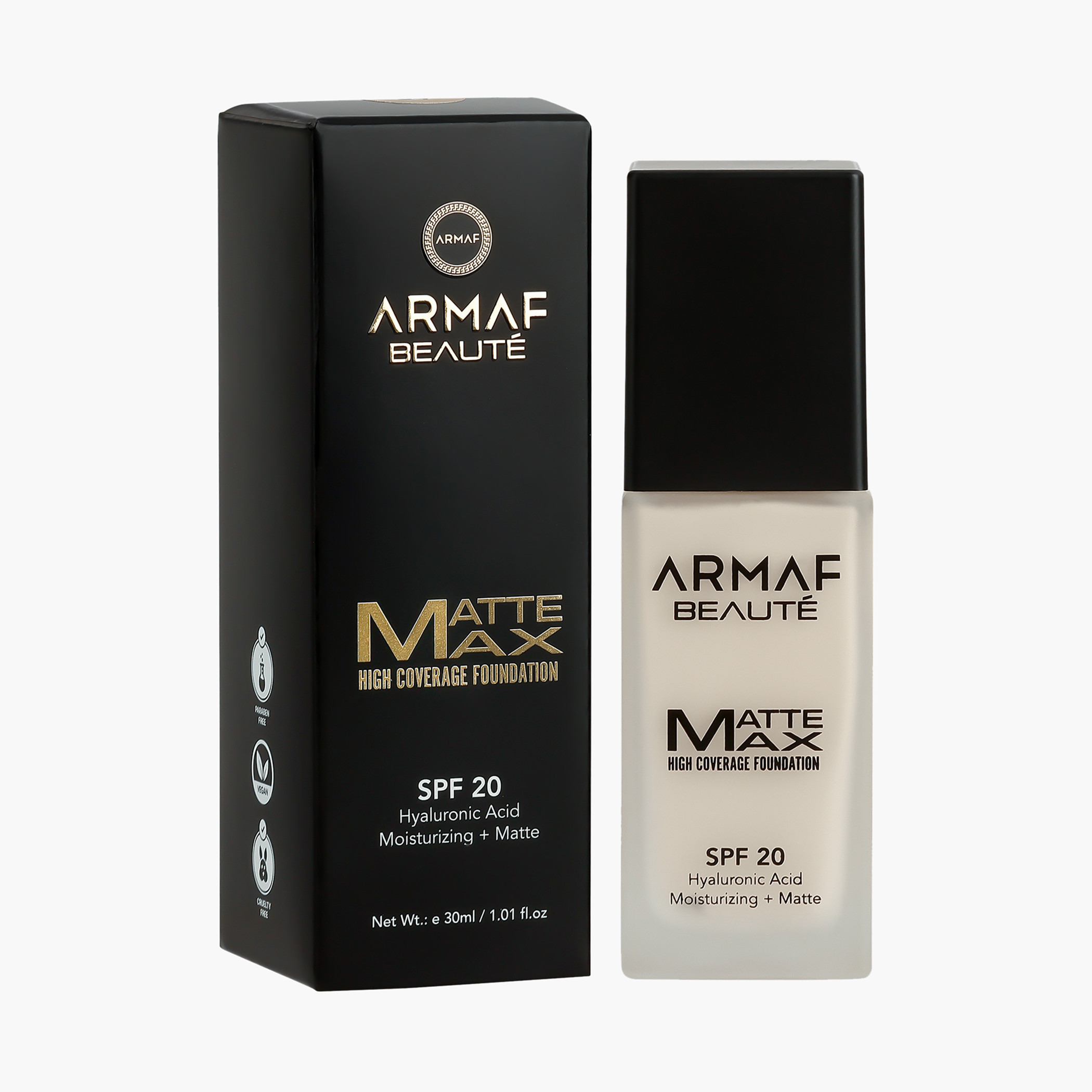كريم أساس مطفي ماكس هاي كوفريدج بعامل حماية من الشمس 20 من أرماف بيوتي - 30 مل-beautyandpersonalcare-makeup-face-foundations-image-8