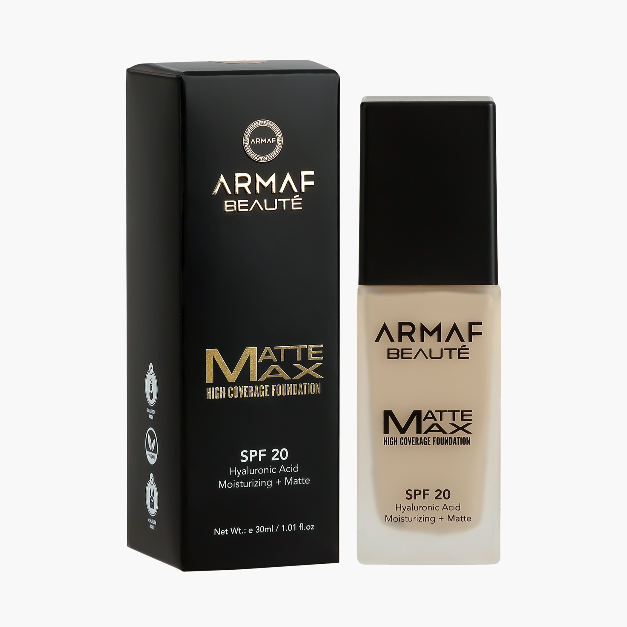 Armaf Beaute Matte Max High Coverage Foundation SPF 20 - 30 ml-beautyandpersonalcare-makeup-face-foundations-image-1