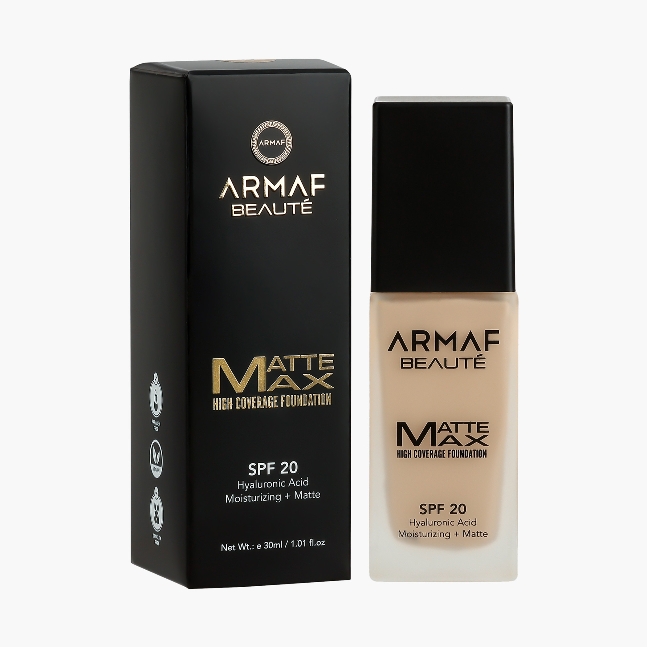 كريم أساس مطفي ماكس هاي كوفريدج بعامل حماية من الشمس 20 من أرماف بيوتي - 30 مل-beautyandpersonalcare-makeup-face-foundations-image-26
