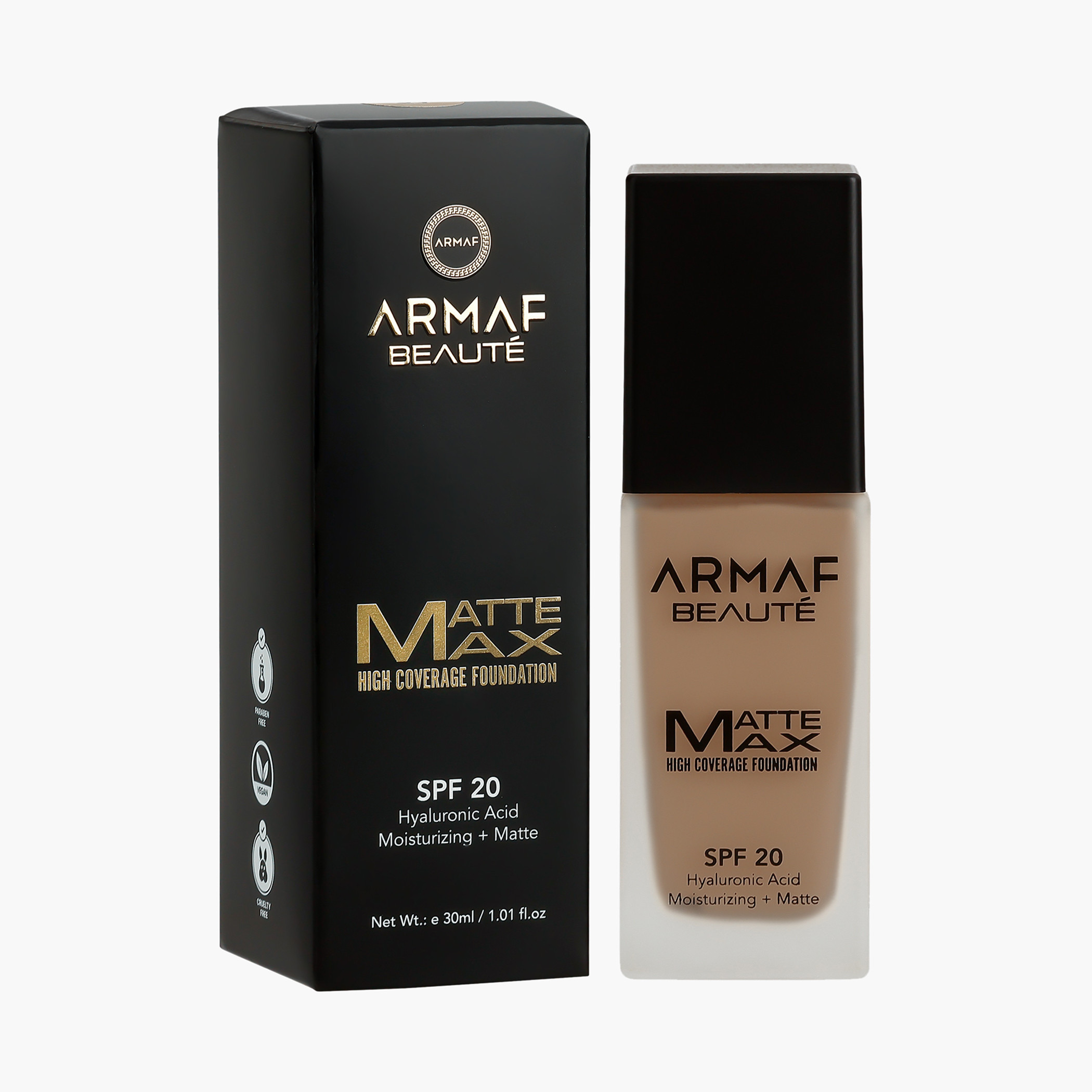 كريم أساس مطفي ماكس هاي كوفريدج بعامل حماية من الشمس 20 من أرماف بيوتي - 30 مل-beautyandpersonalcare-makeup-face-foundations-image-35