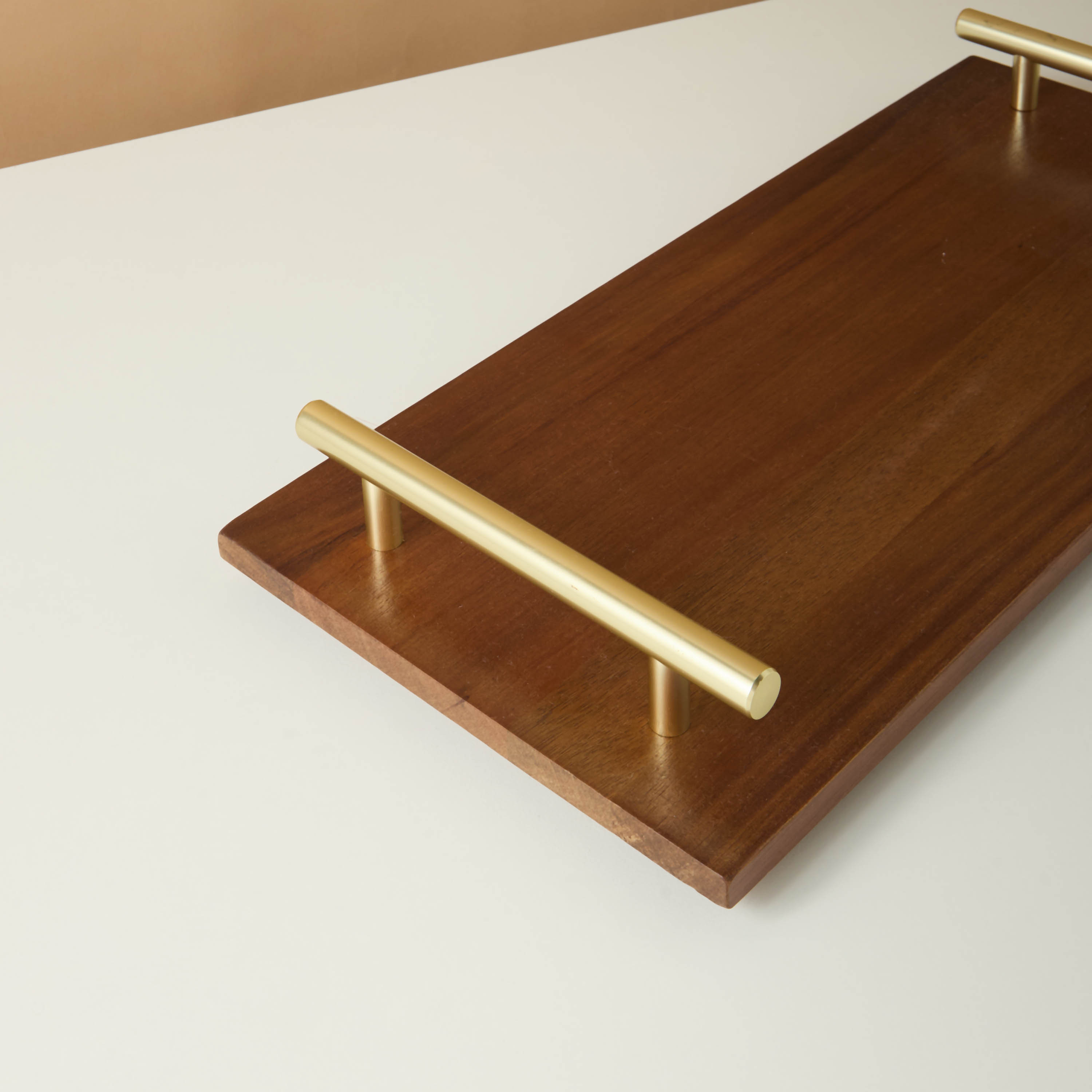 Textured Decorative Tray with Handles - 36x17x5 cms-household-dining-serveware-servingtrays-image-4