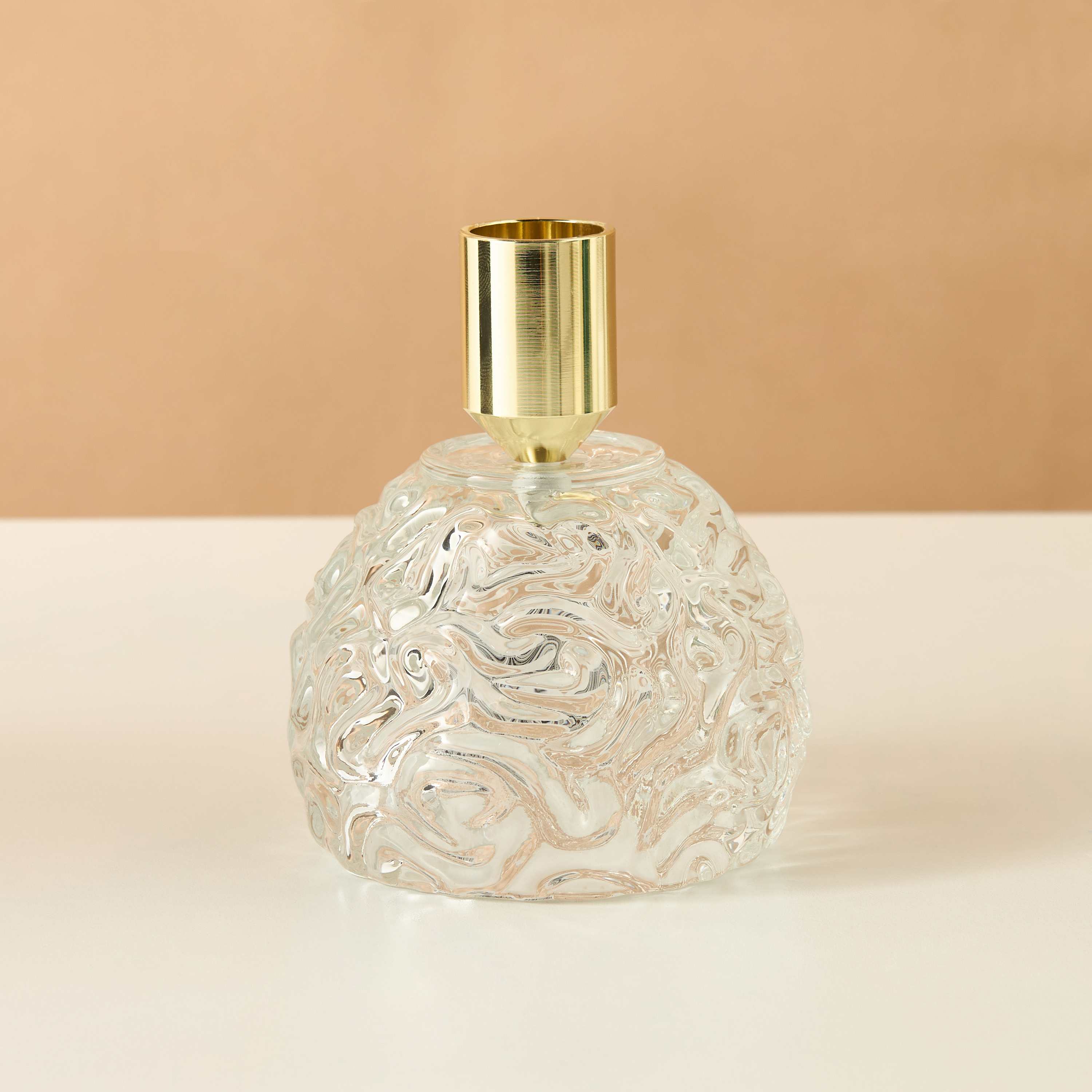 Glass Taper Candleholder - 10 cms-household-decor-candleholdersandlanterns-image-2