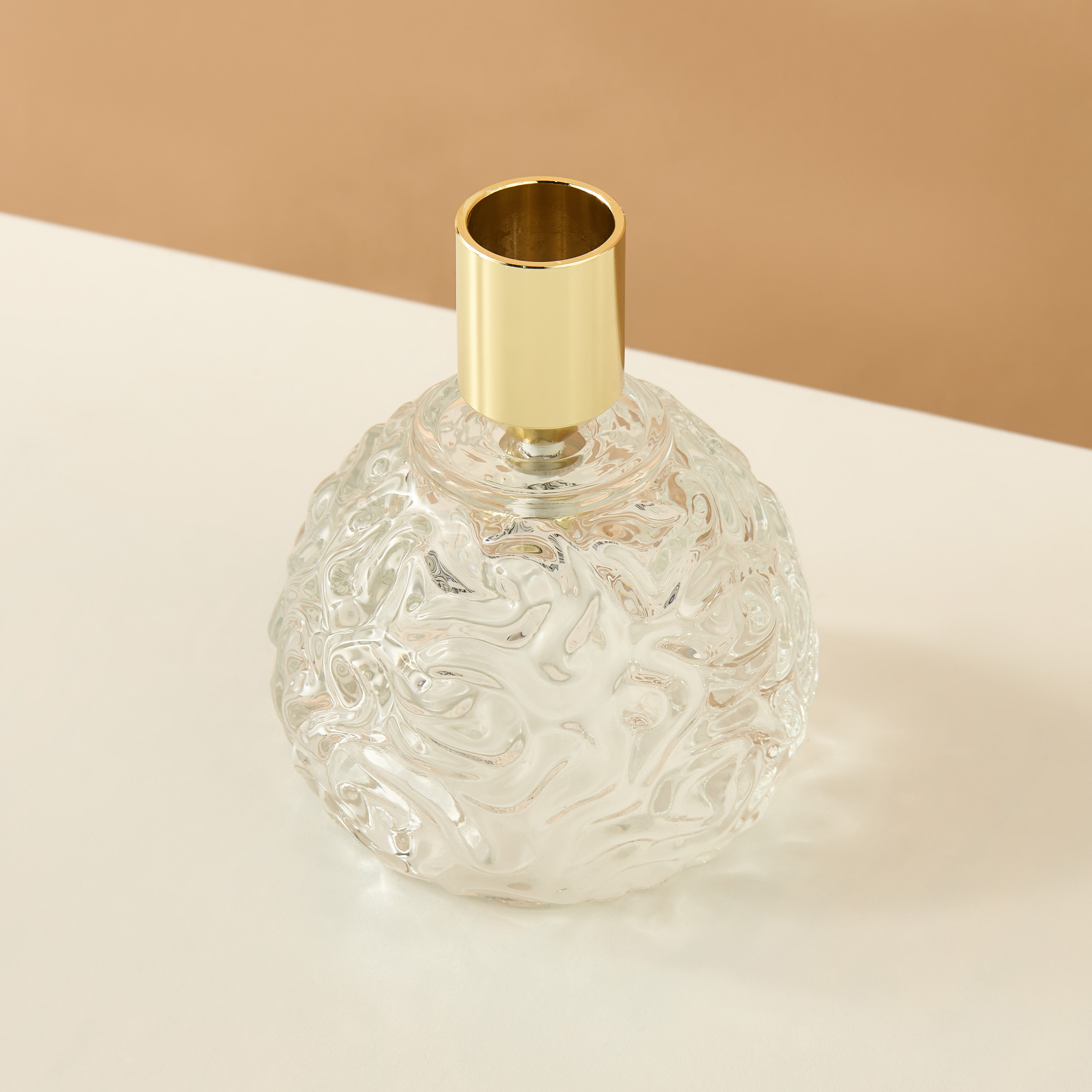 Glass Taper Candleholder - 10 cms-household-decor-candleholdersandlanterns-image-3