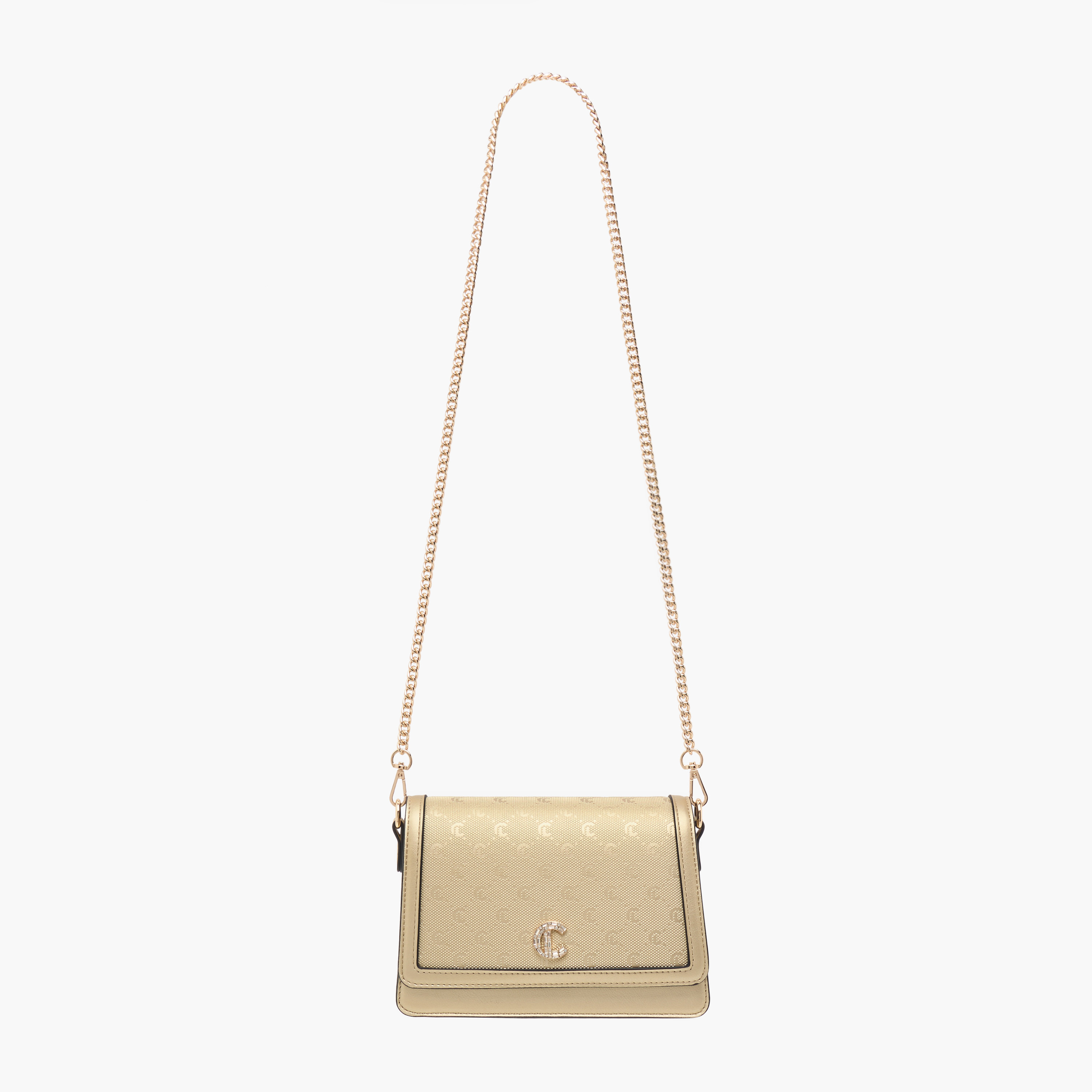 Le Confort Monogram Embossed Crossbody Bag with Button Closure-women-bagsandwallets-handbags-image-2