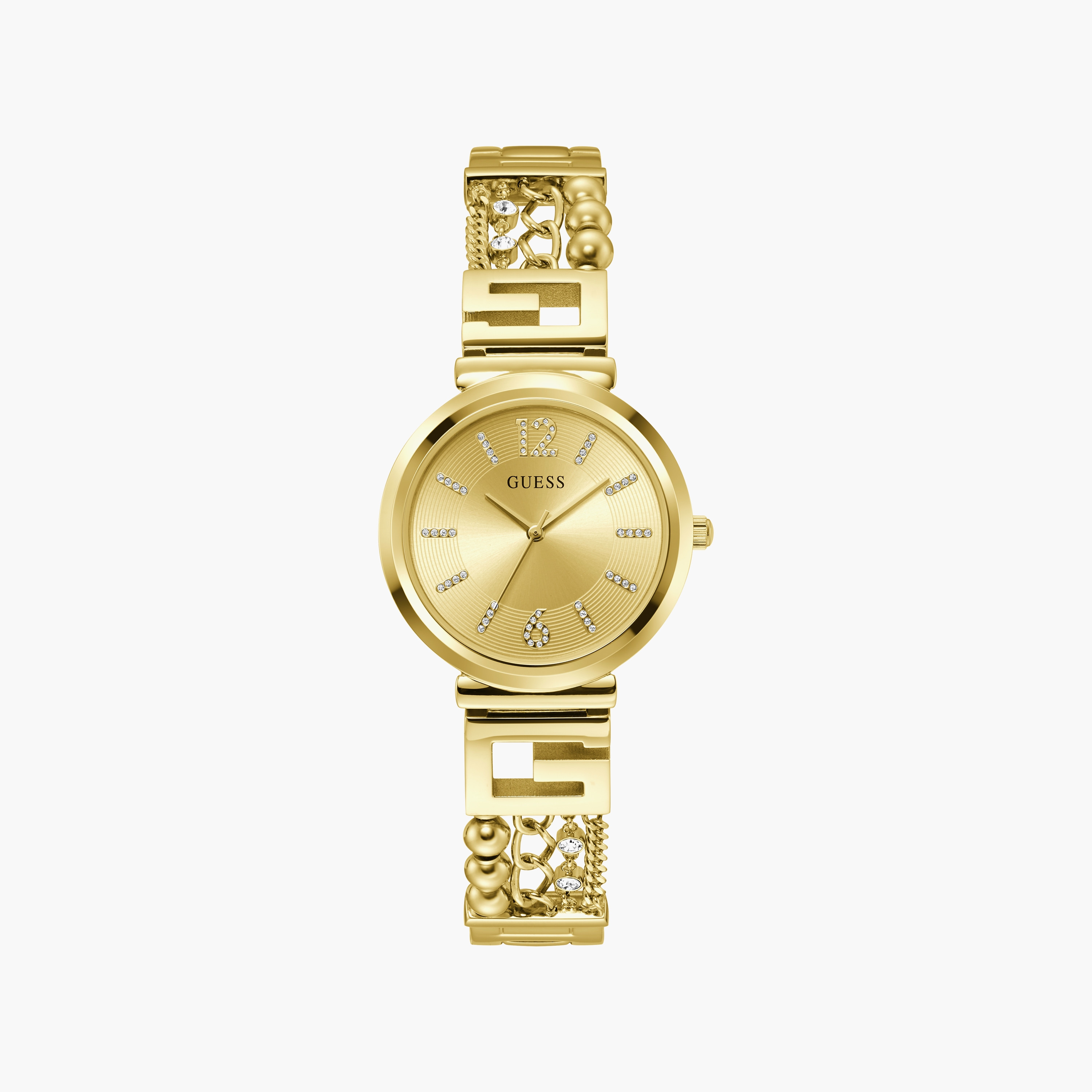 ساعة نسائية أنالوج من الستانلس ستيل باللون الذهبي مقاس 32 مم من جيس | GW0545L2-women-watchesandjewellery-watches-image-1