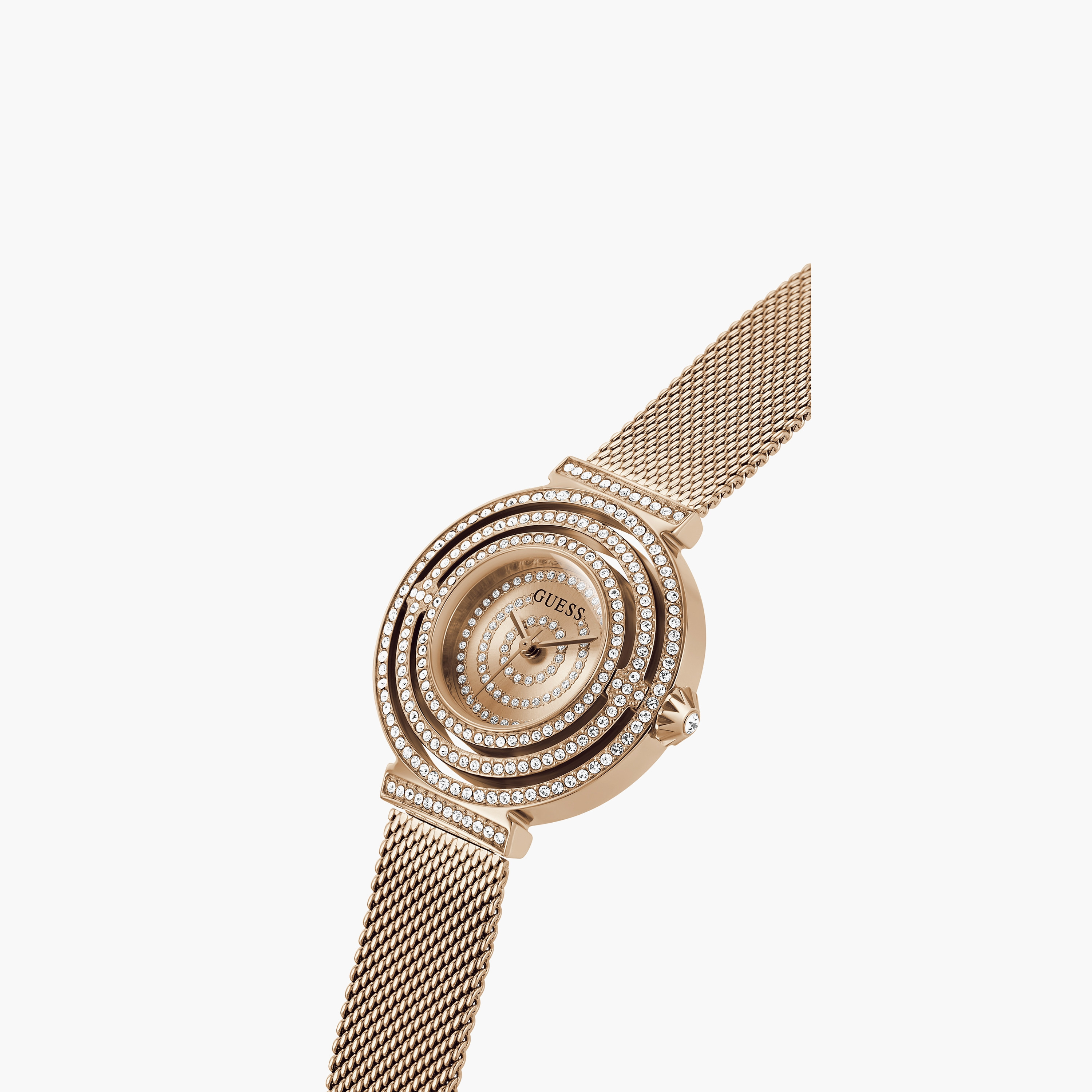 ساعة نسائية أنالوج من الستانلس ستيل باللون الذهبي الوردي مقاس 32 ملم من جيس| GW0550L3-women-watchesandjewellery-watches-image-2