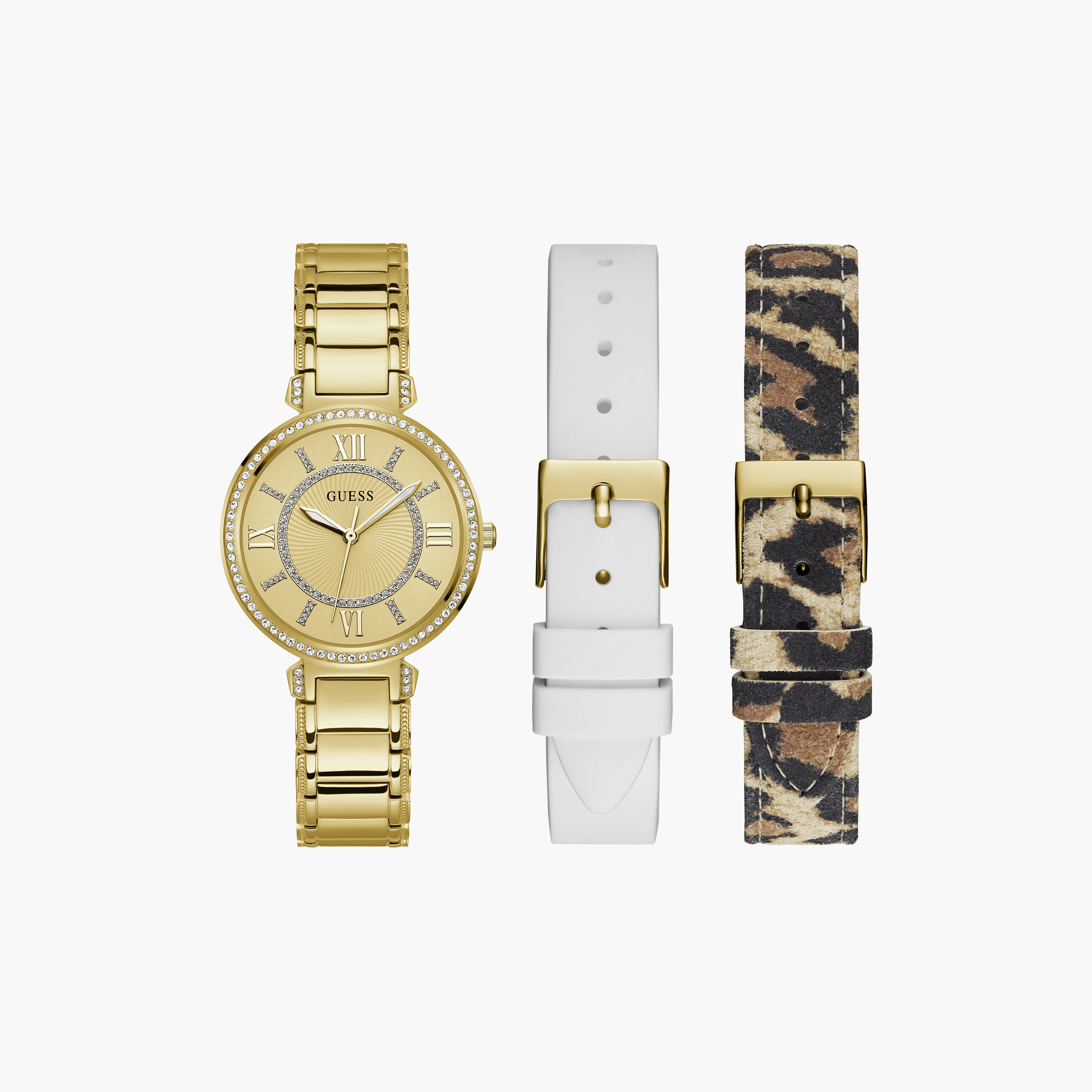 Guess Women's 36 MM Gold Analog Stainless Steel Watch | GW0588L1-women-watchesandjewellery-watches-image-1